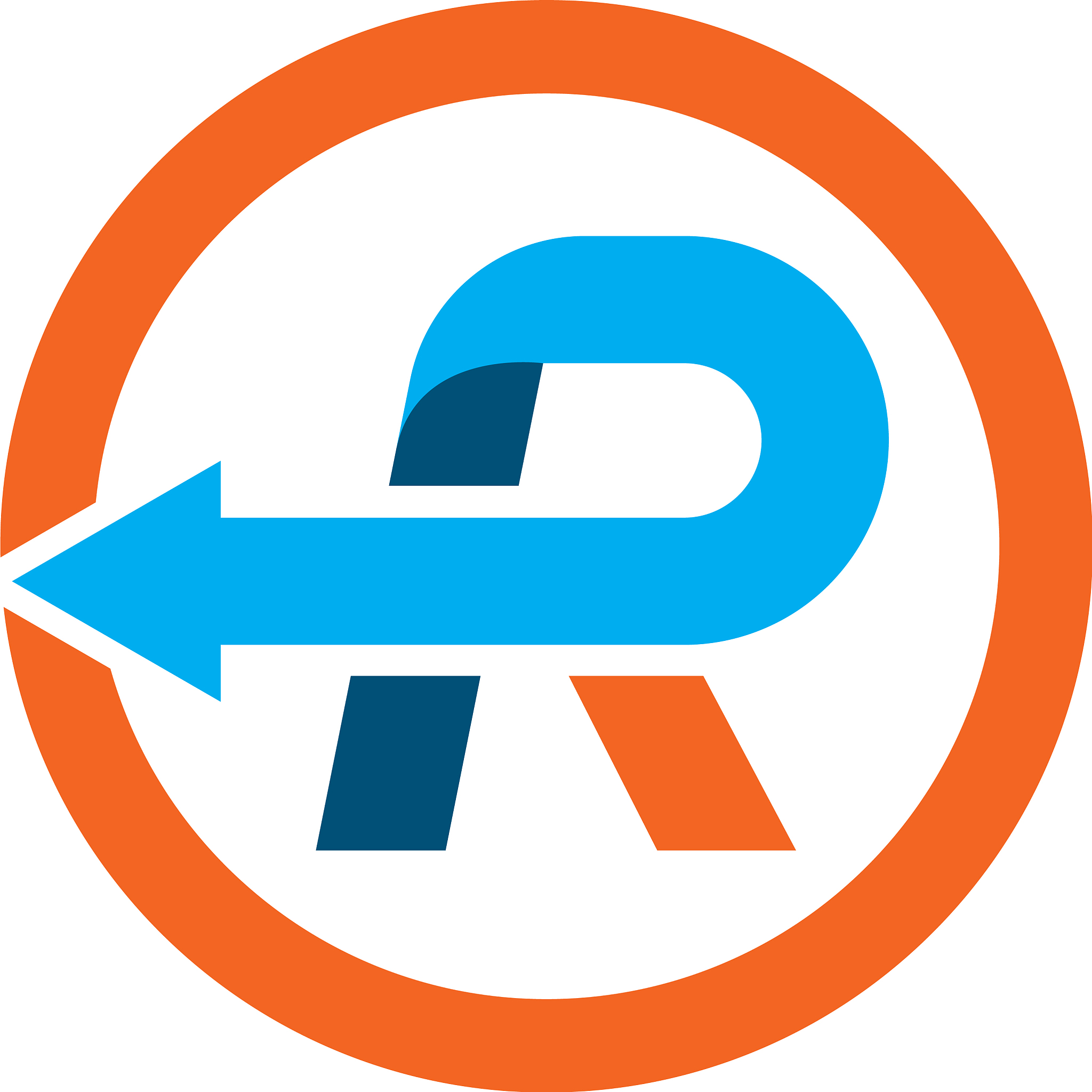 r letter logo business