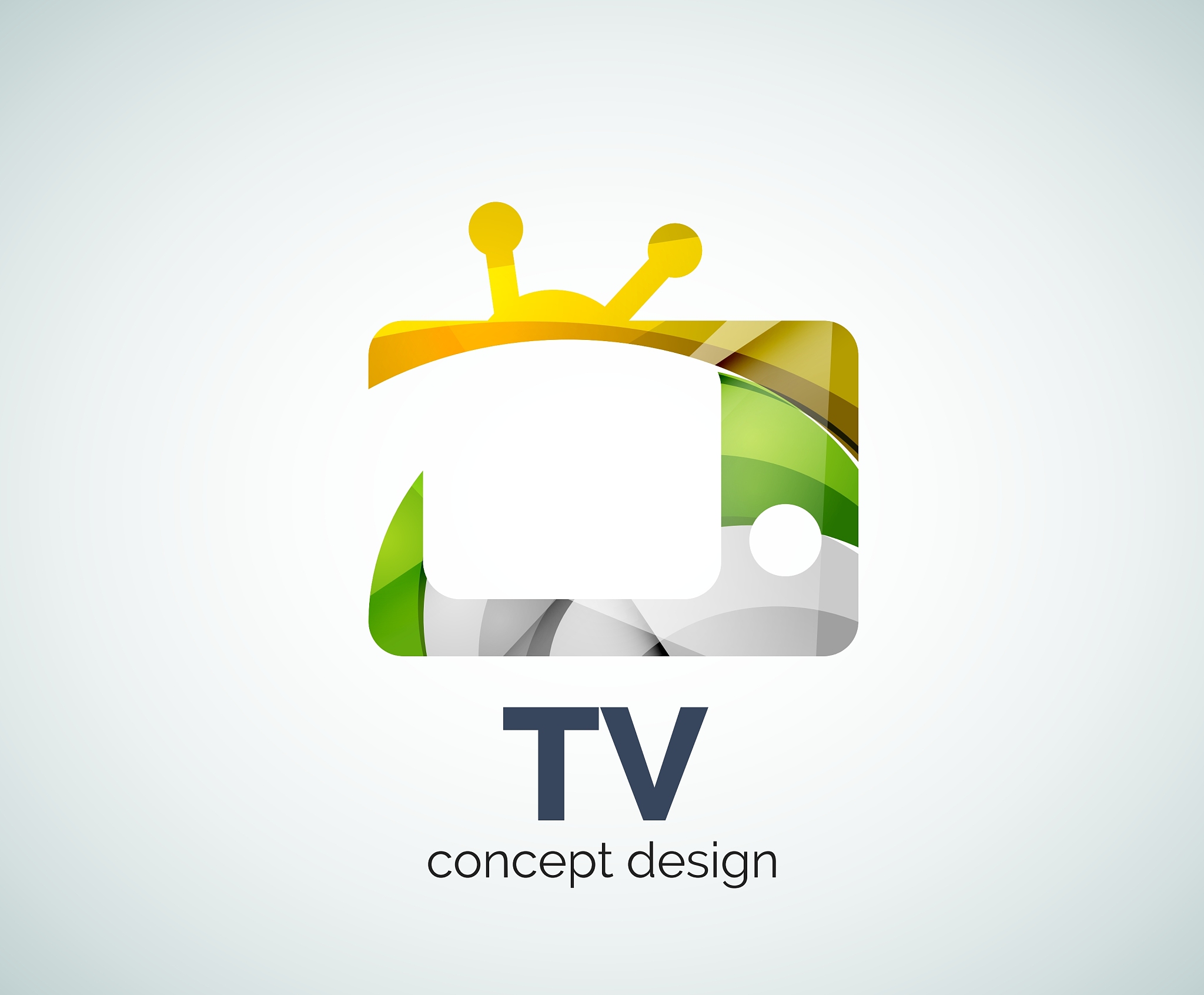 tv logo template