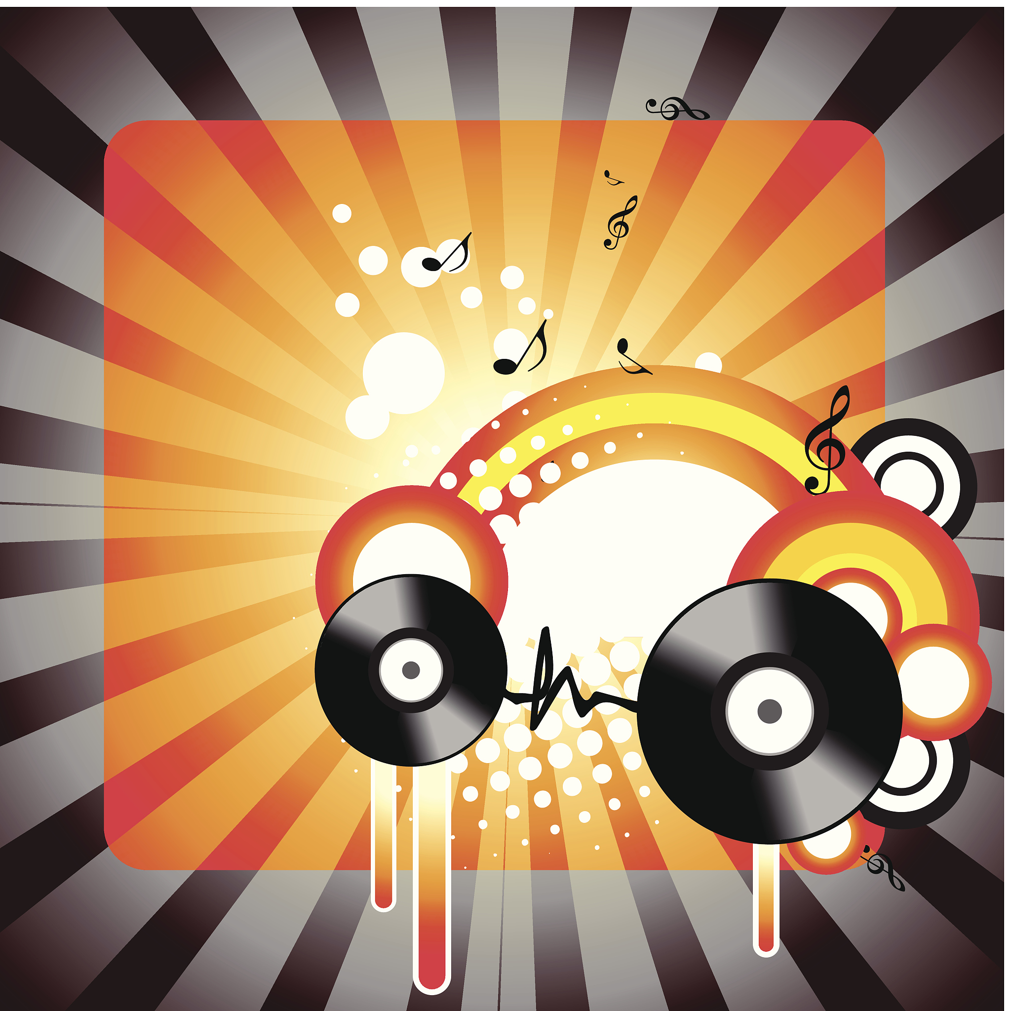 stylish music artwork