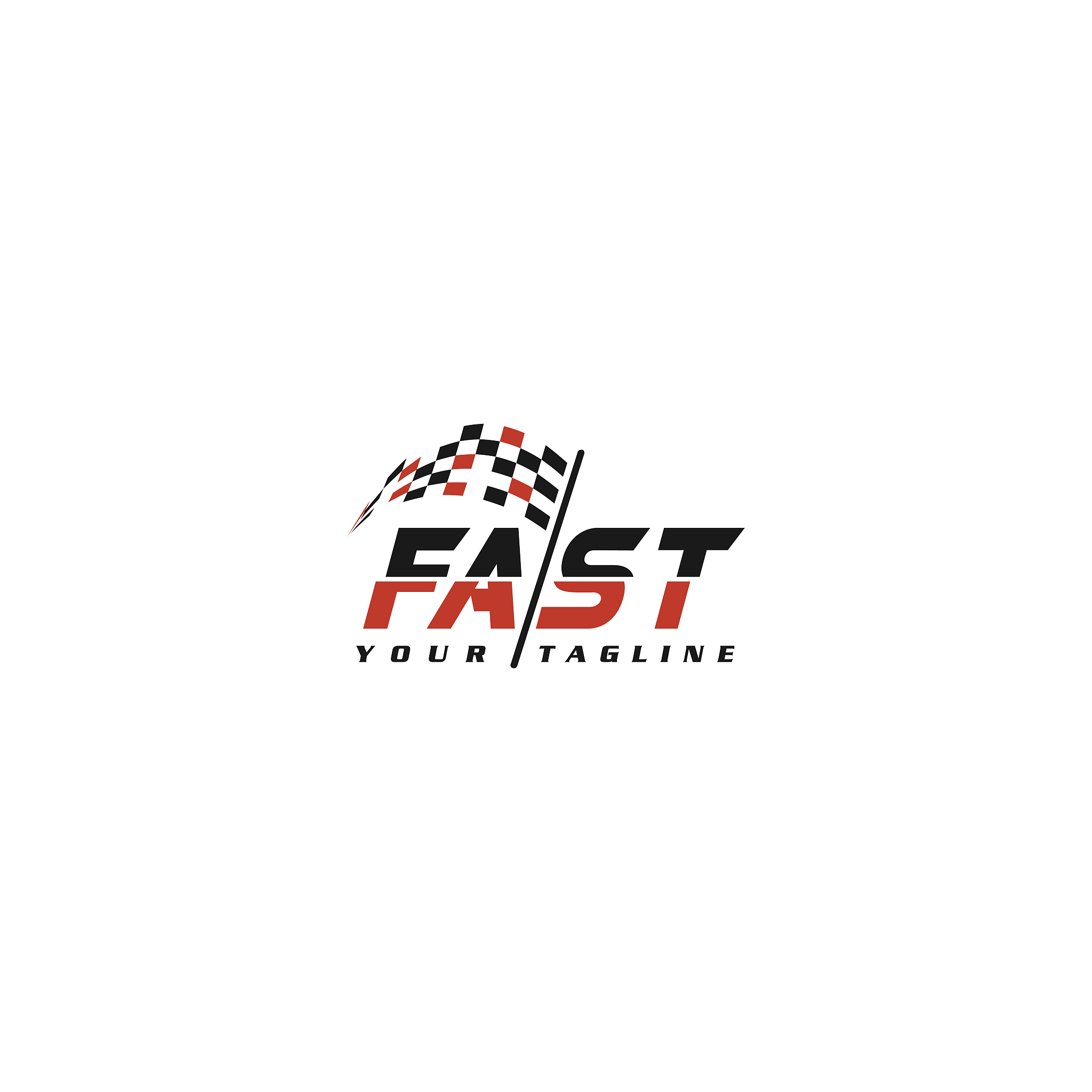 race flag icon, simple design illustration vector