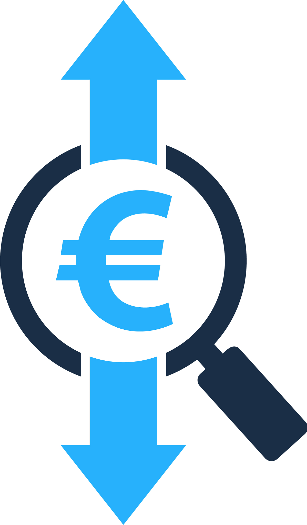 stock market business logo icon design