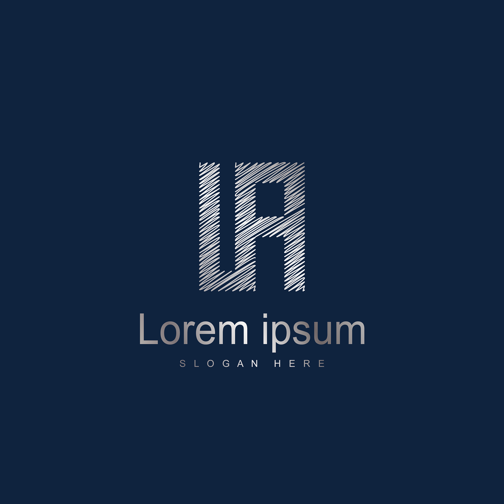 initial letter ia logo template design
