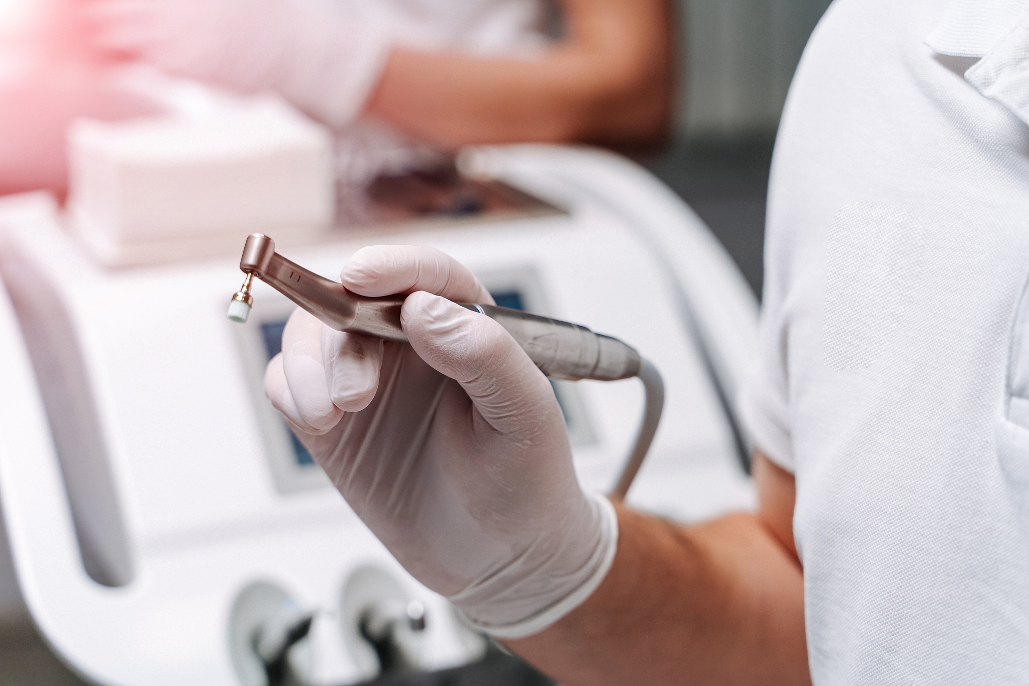 stomatological instrument in the dentists clinic.