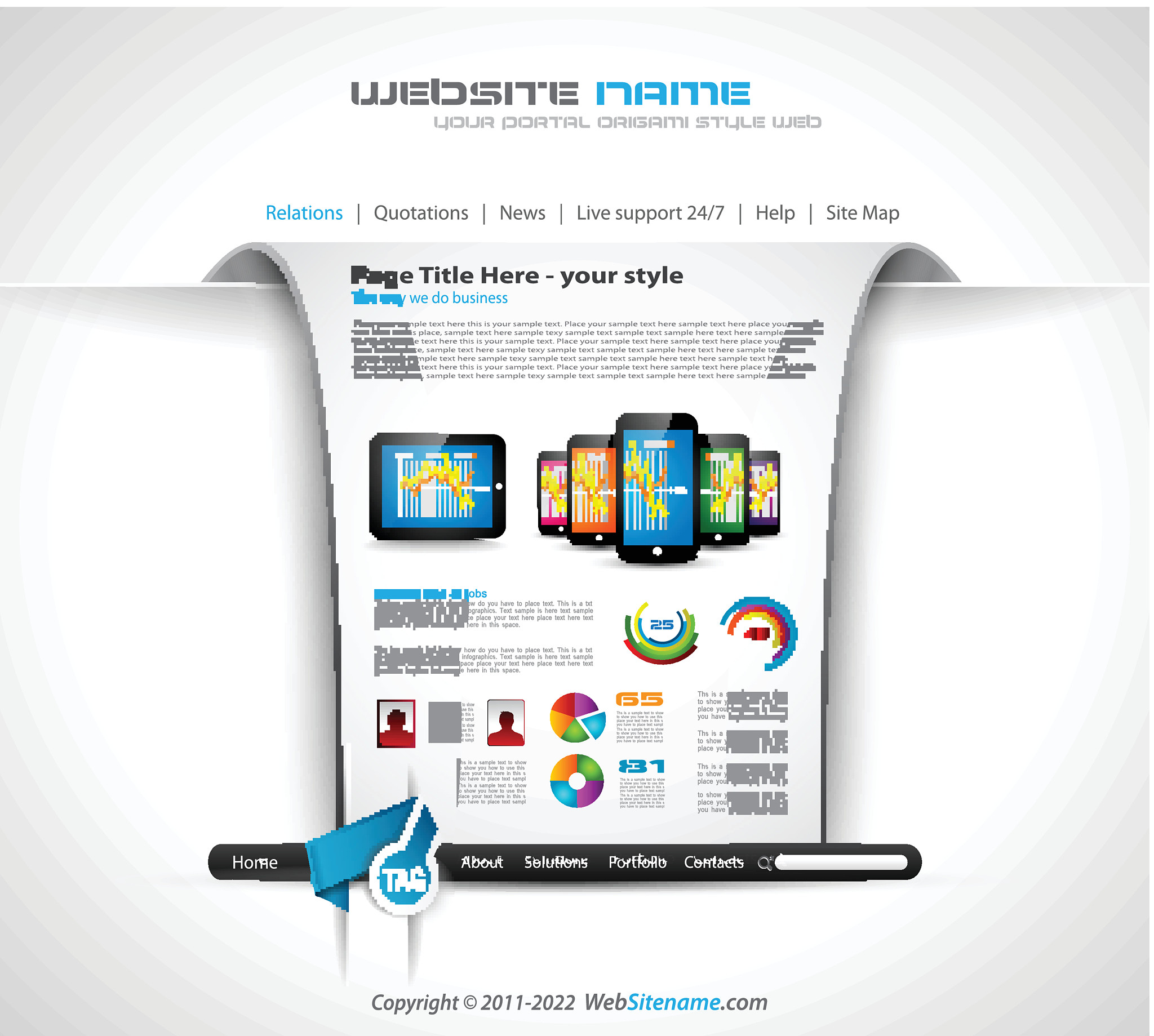 website template