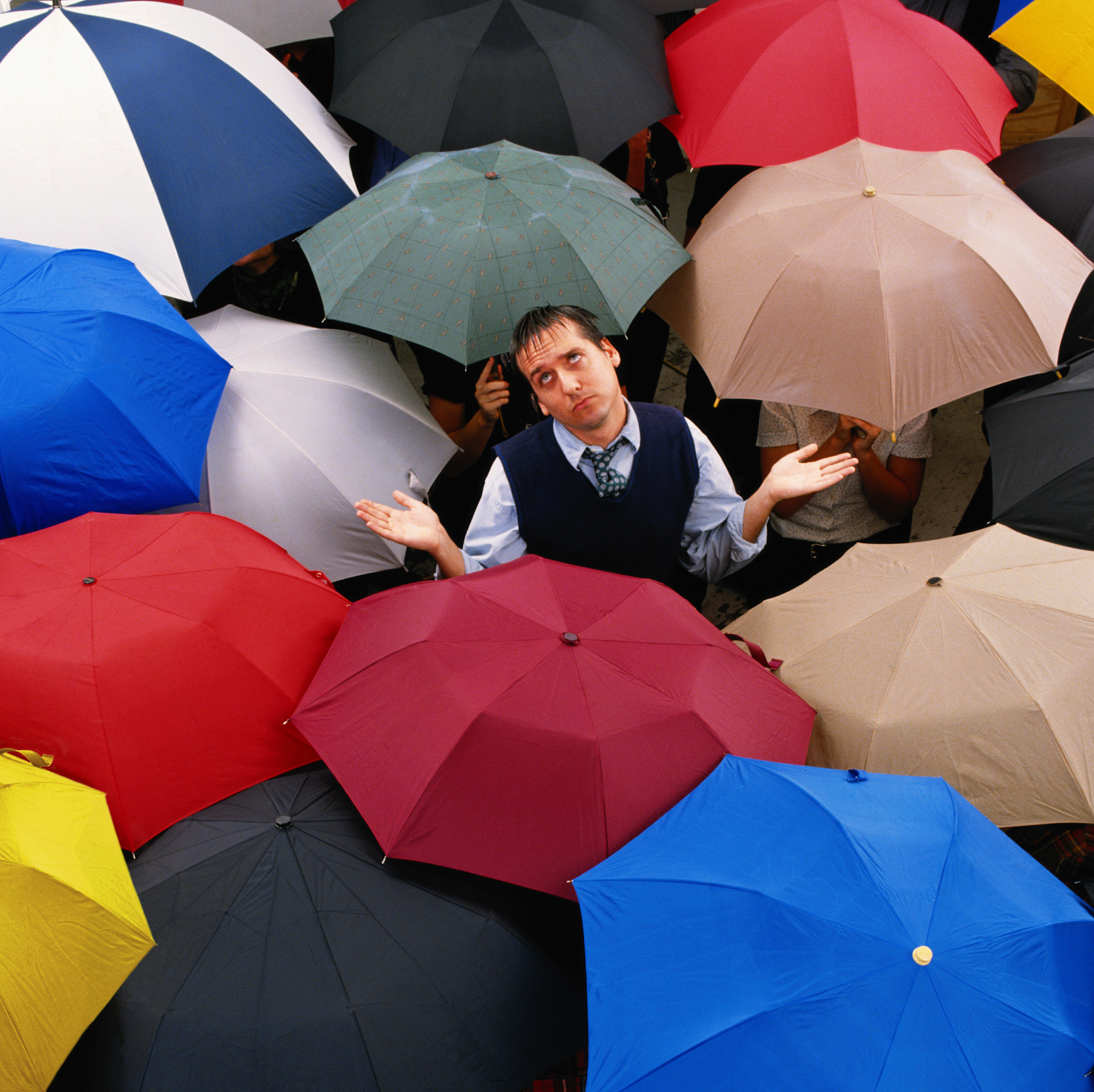 left out in the rain