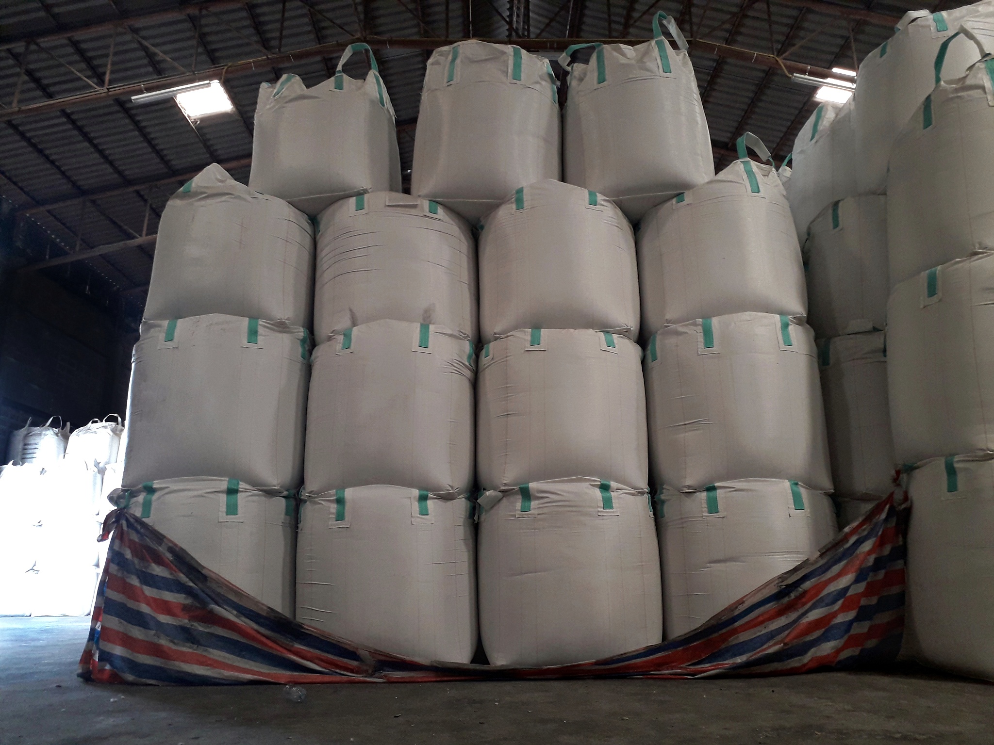 stock pile jumbo-bag.