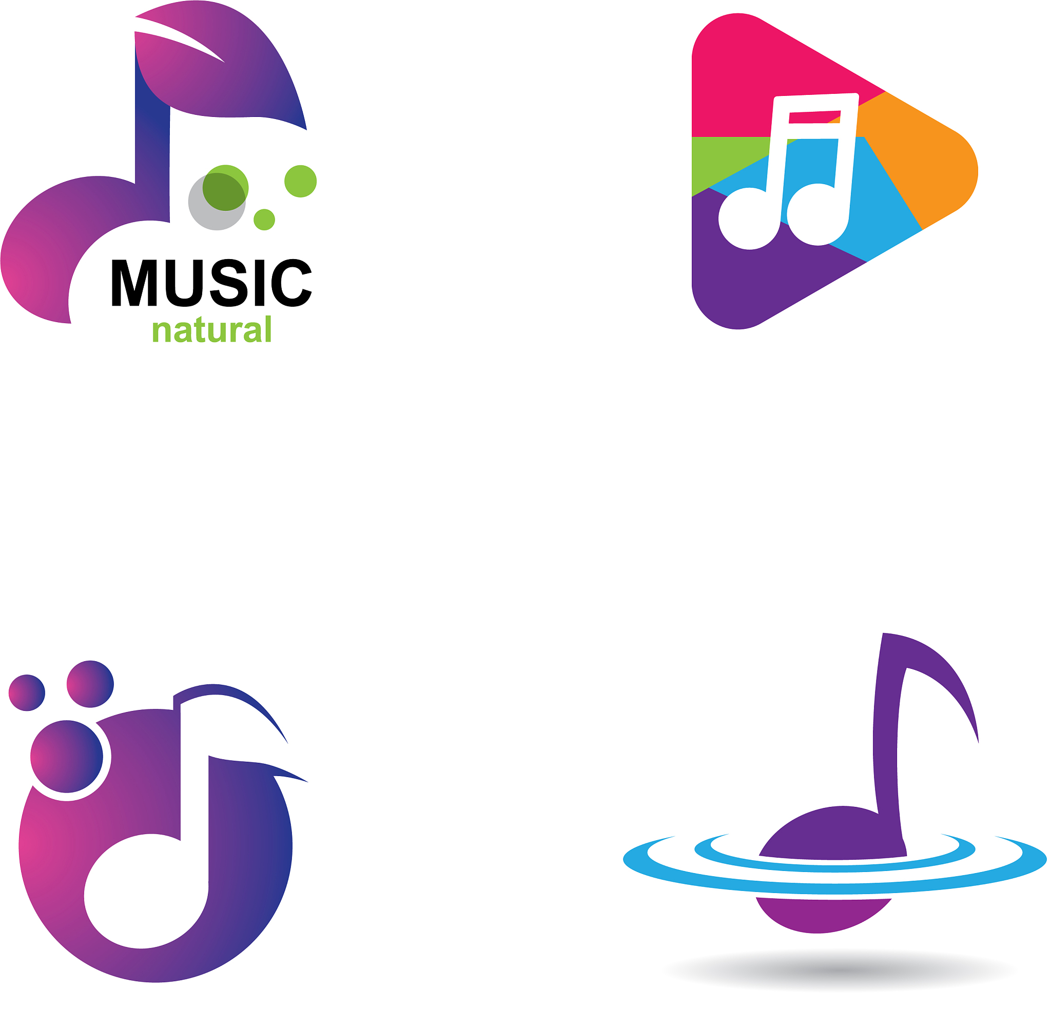 music logo creative icon