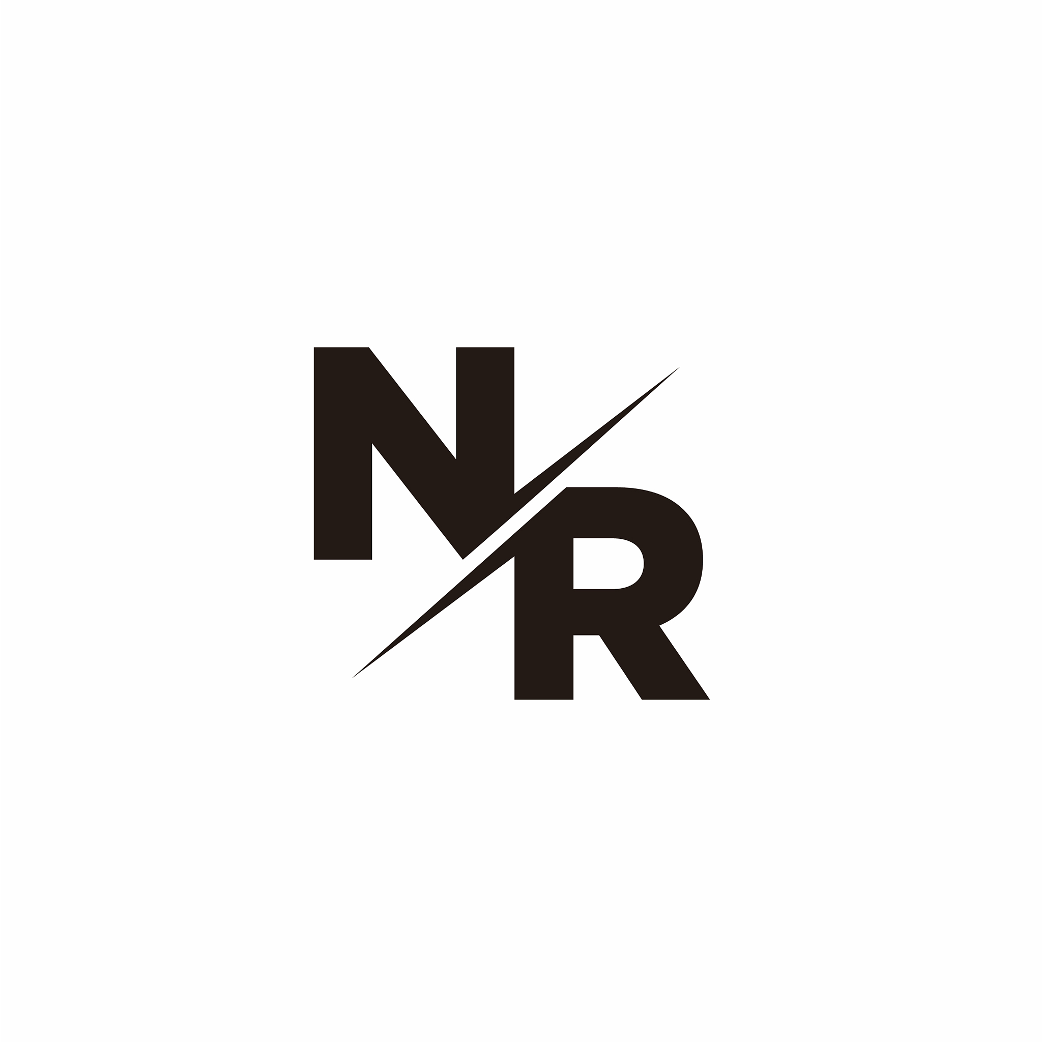 logo monogram slash concept with modern designs