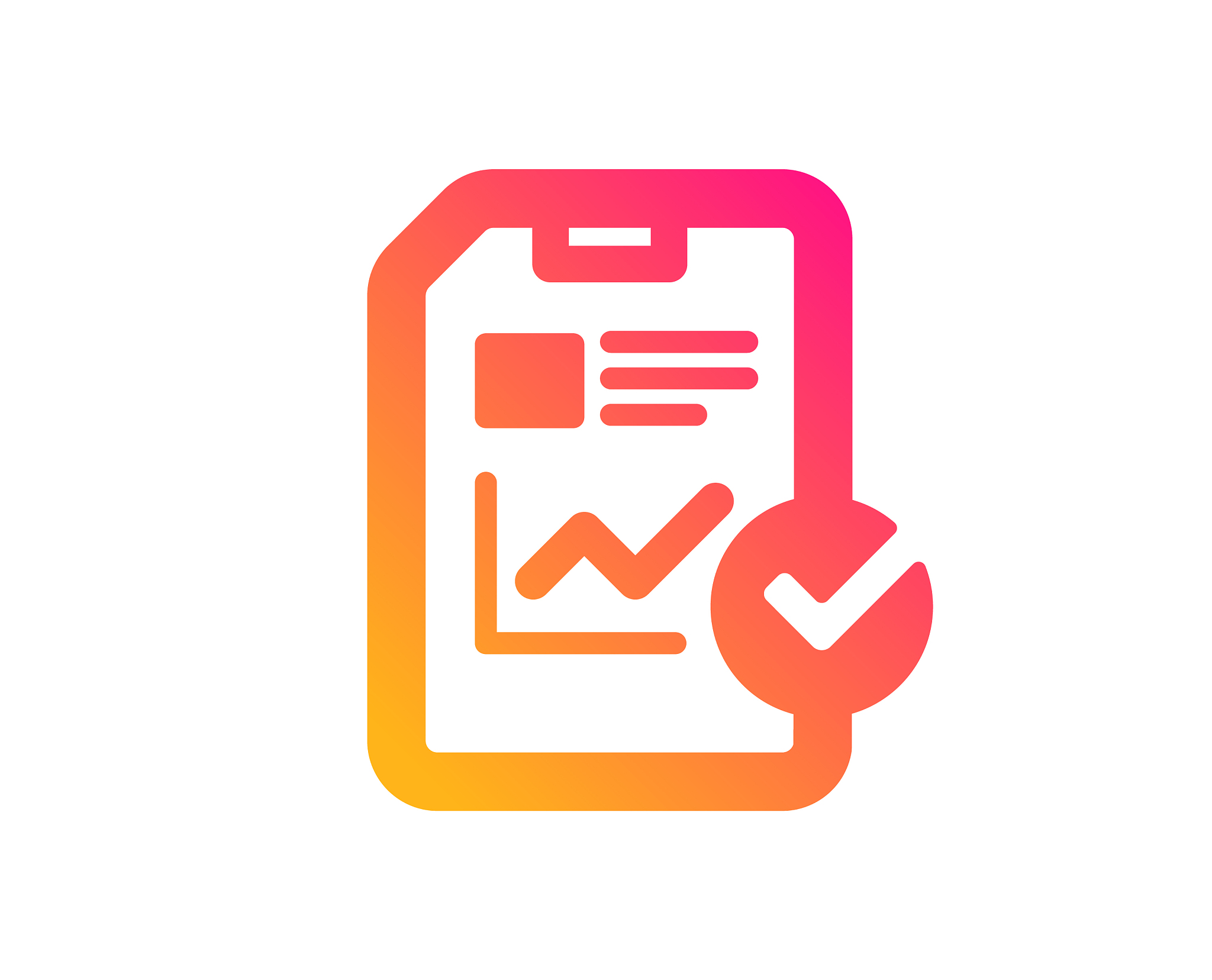 report document icon checklist