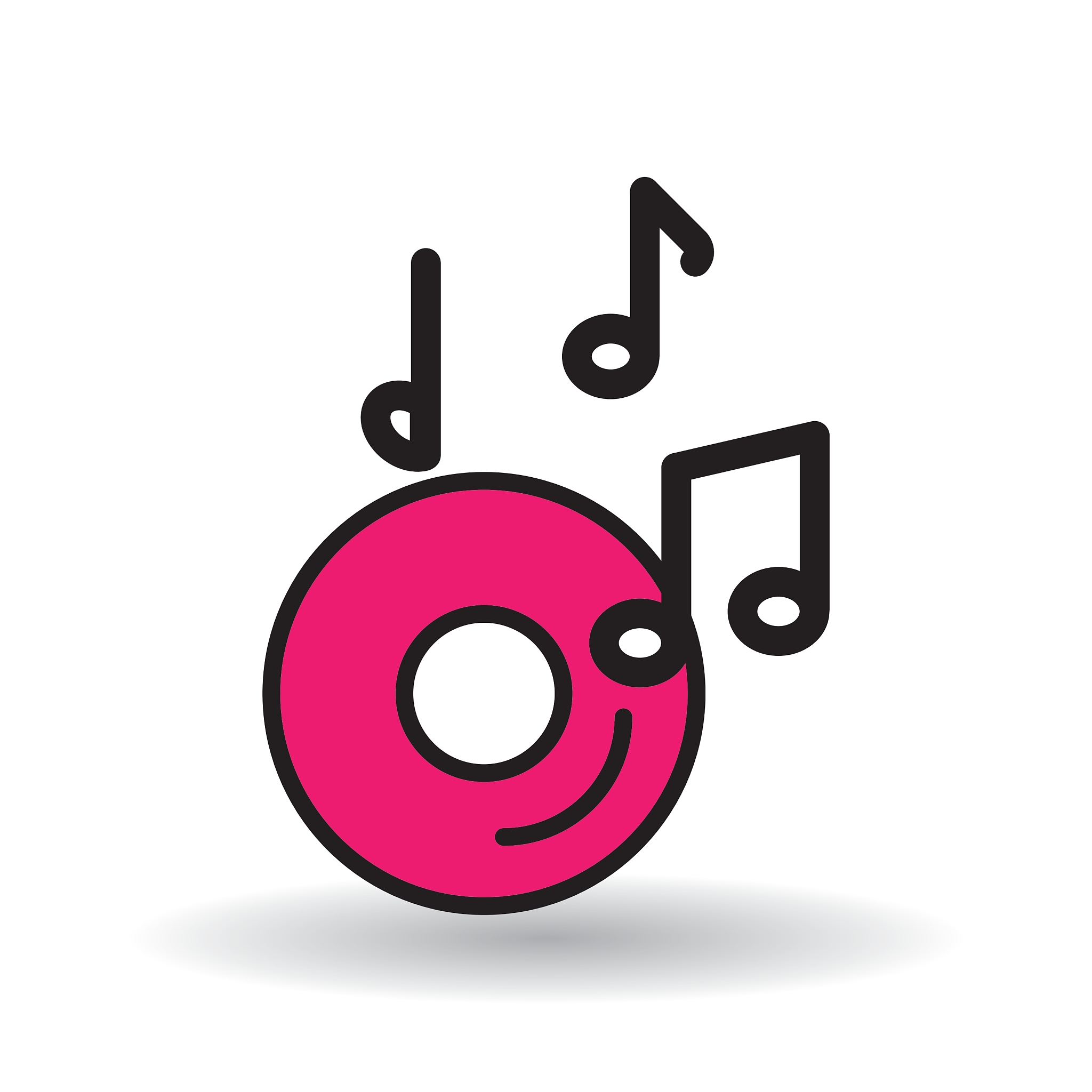 graphic design of music