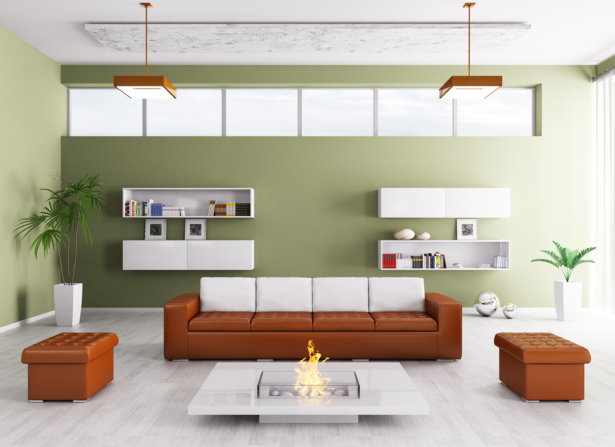 interior of modern living room