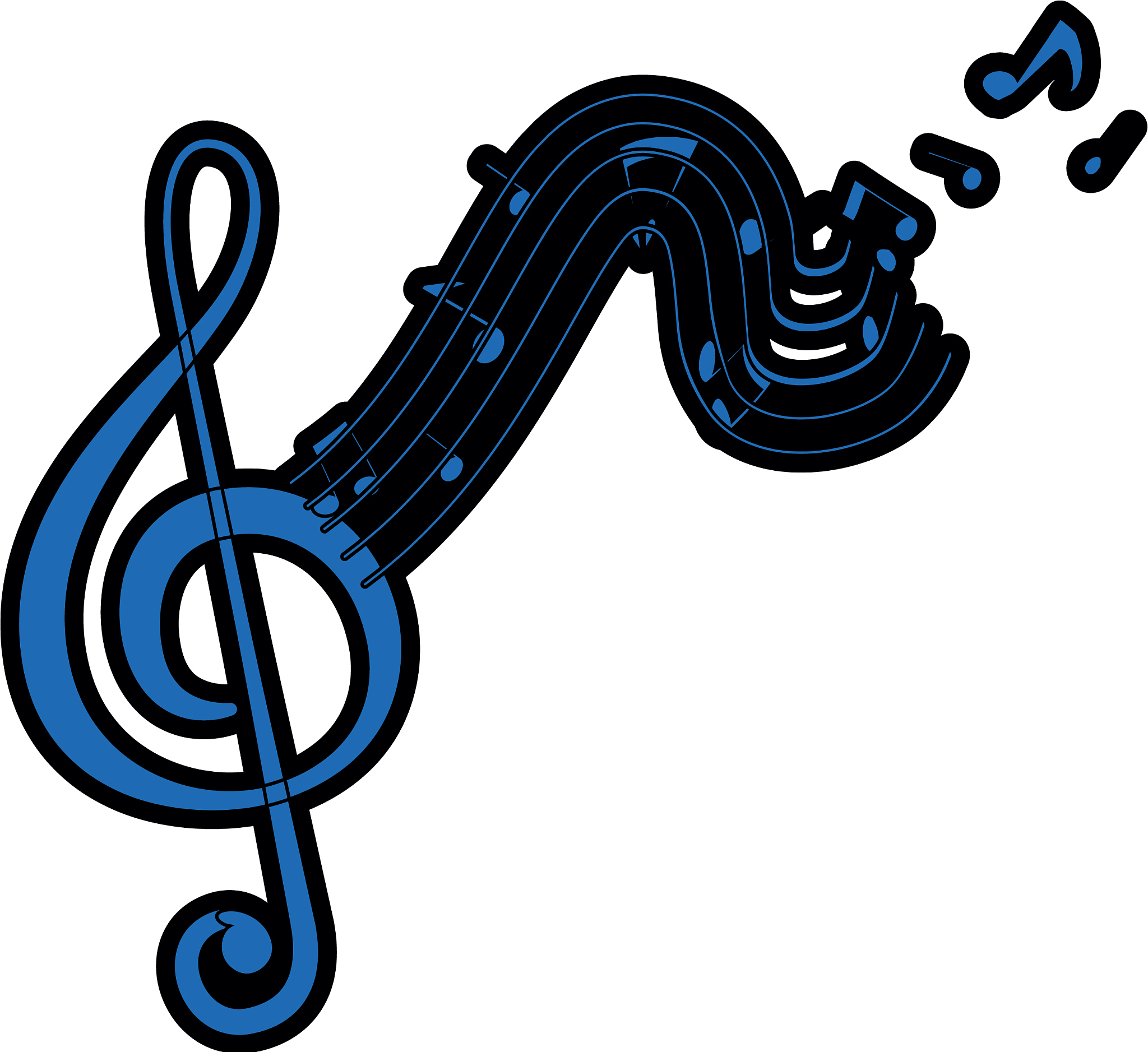 musical notes design