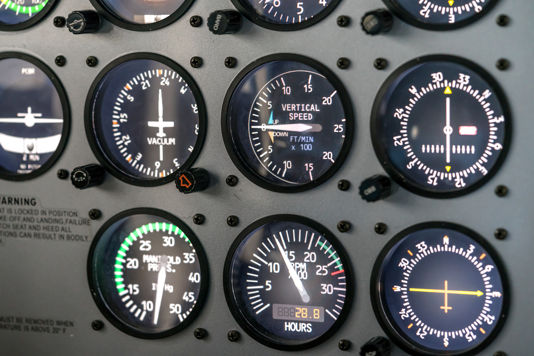 airplane cockpit