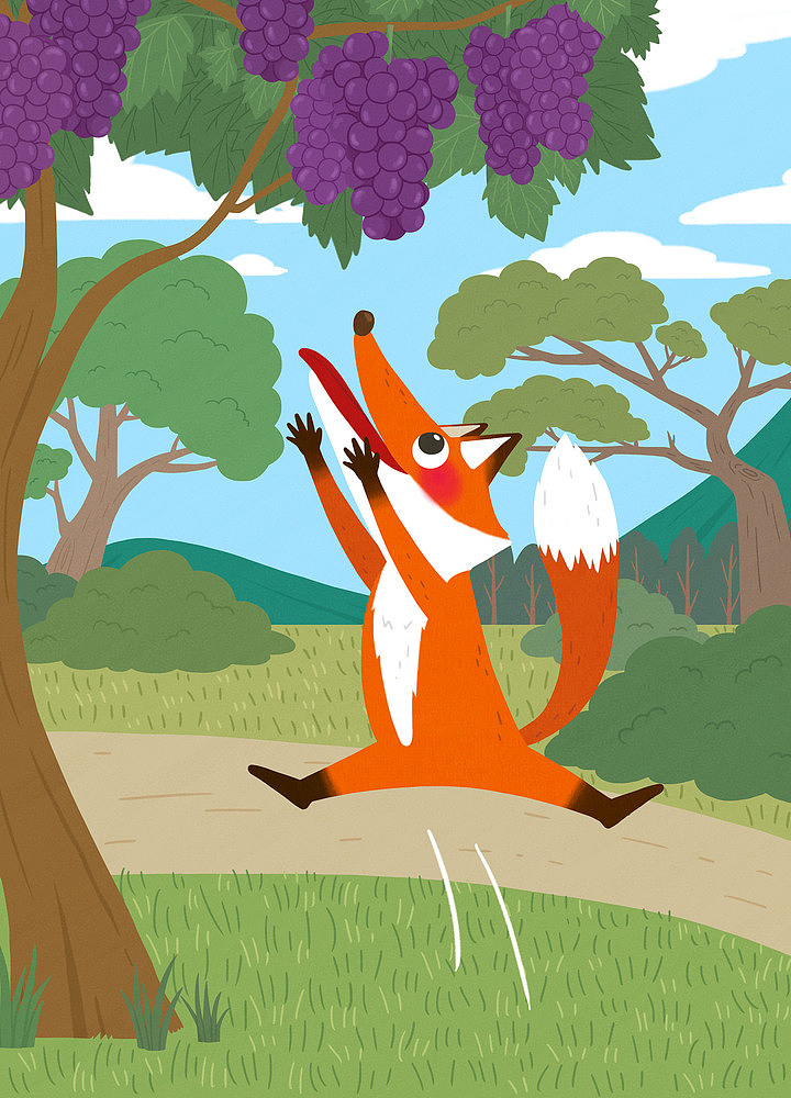 200字小故事：狐狸和葡萄树的启示