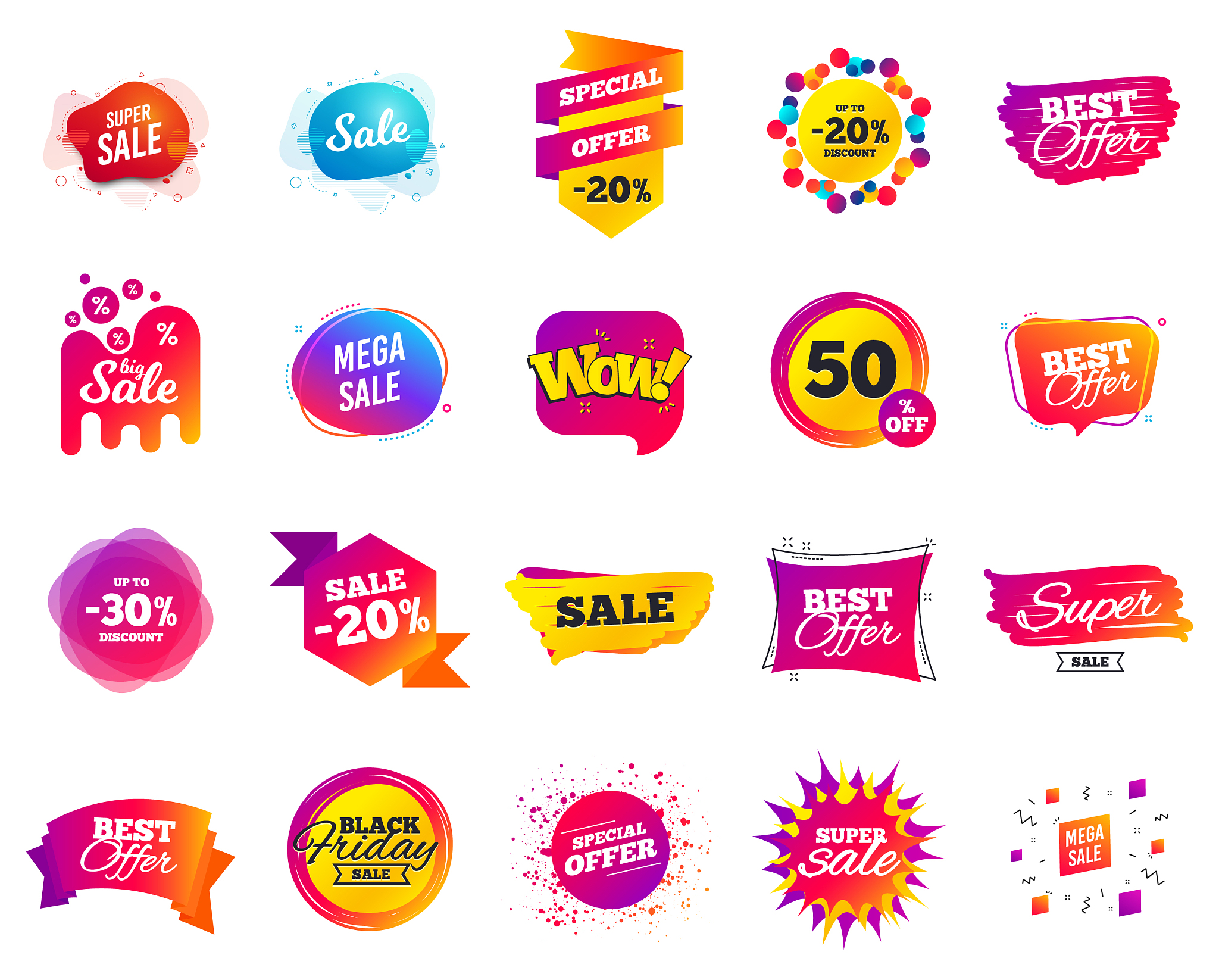 sale banner special offer template tags cyber