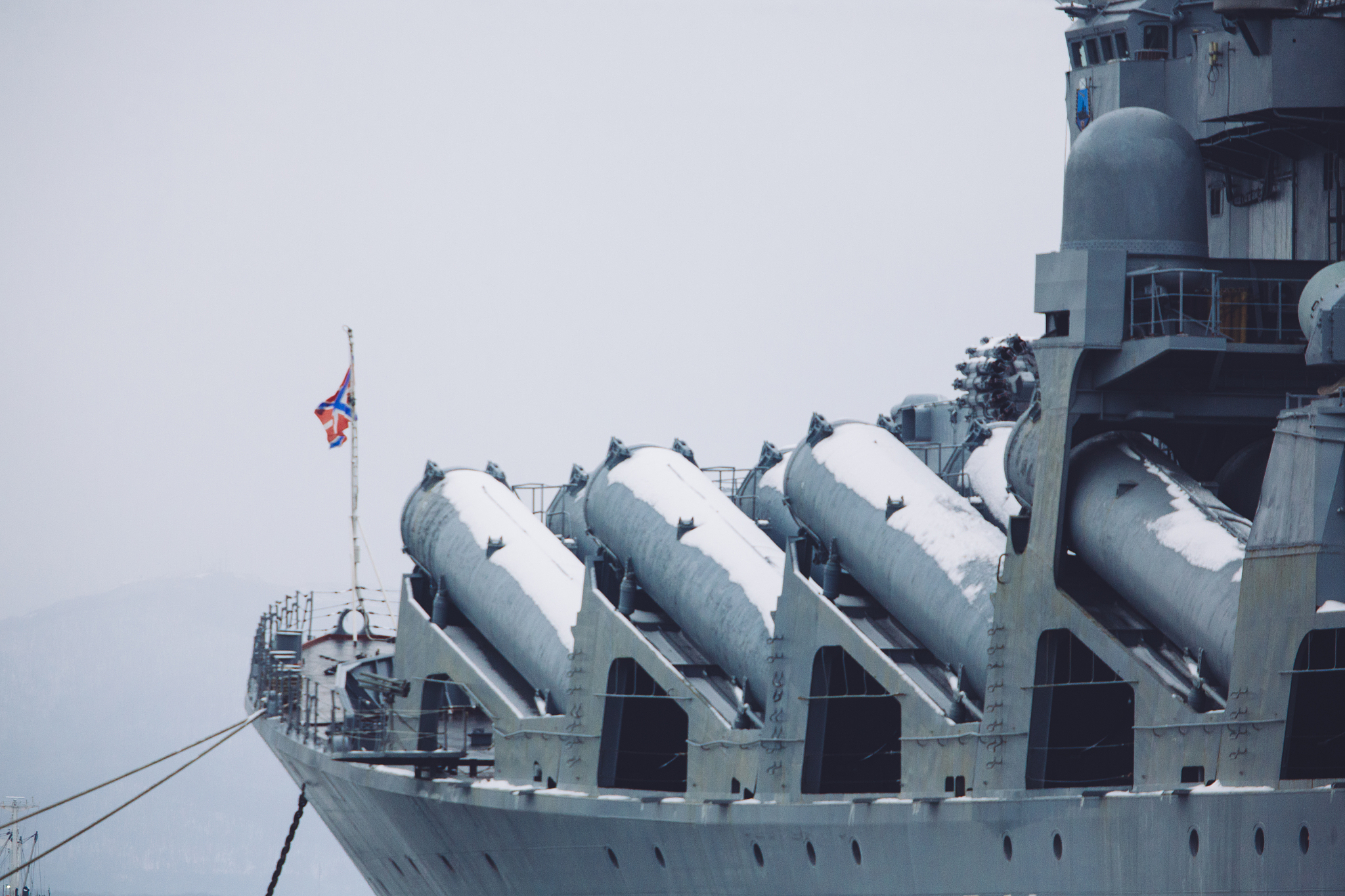 russian navy warship in vladivostok