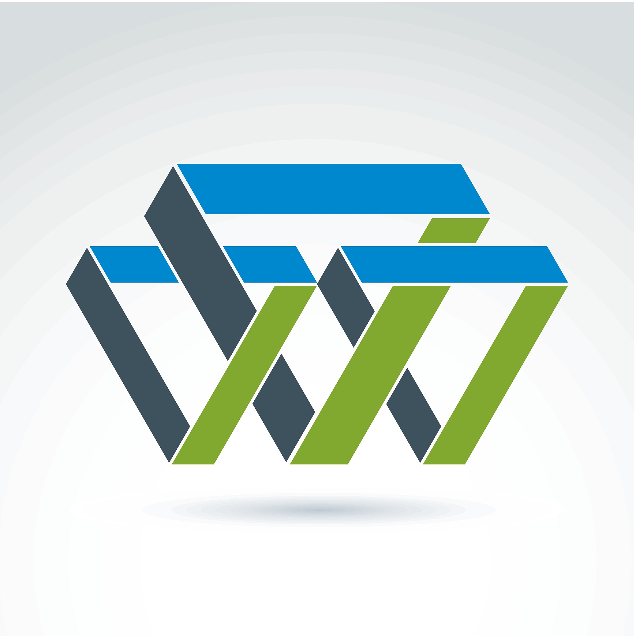 abstract symbol, vector graphic design element, icon.