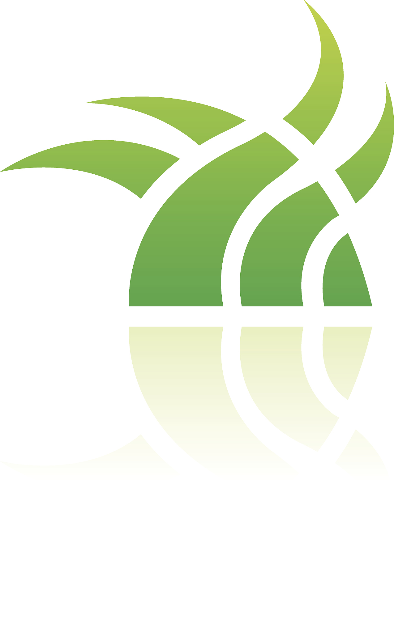 grass shaped abstract icon