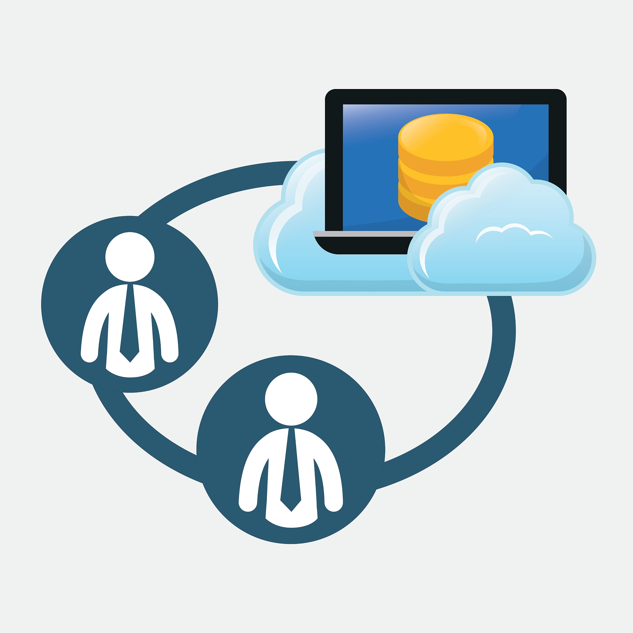 database hosting icon image design