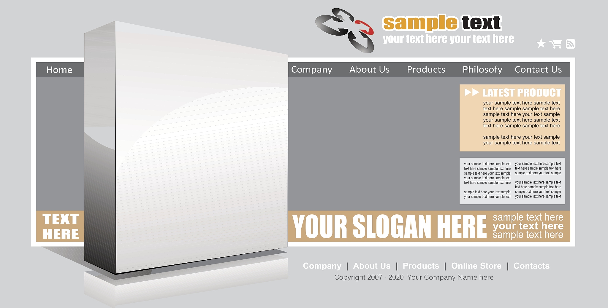 web site template