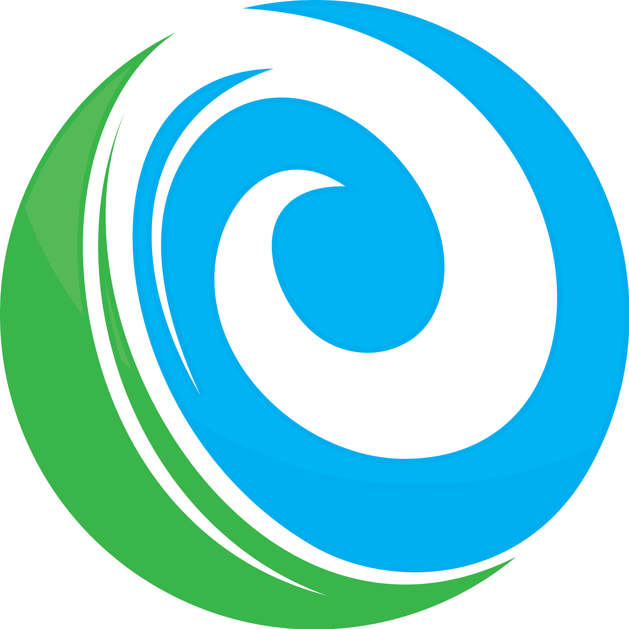 leaf round ecology logo image