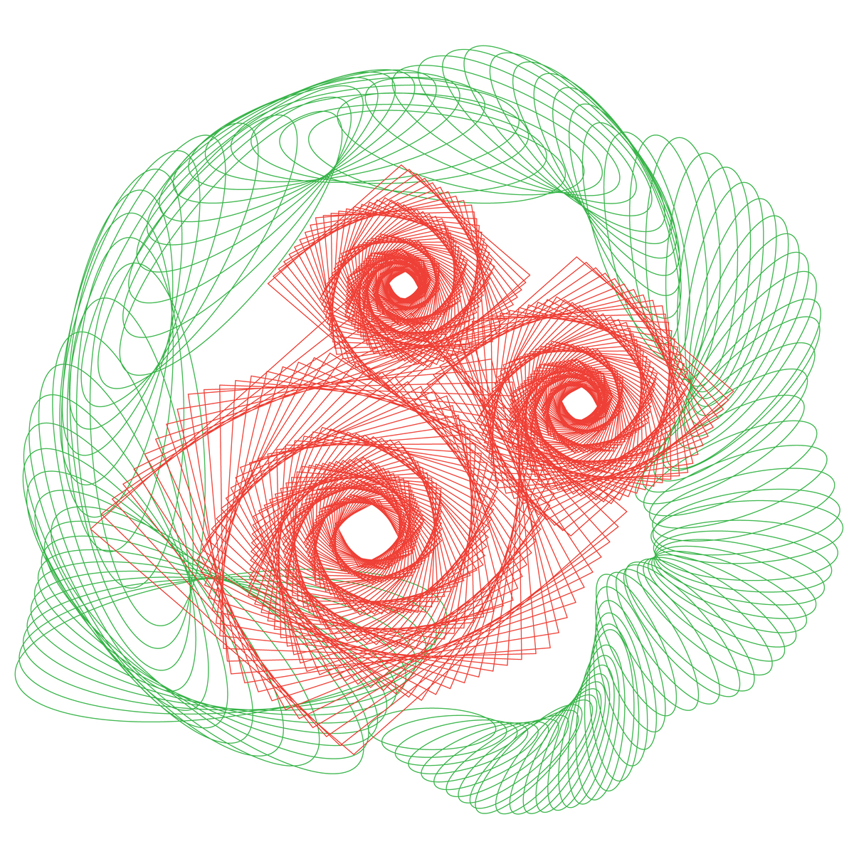 Python Turtle 库绘制复杂图形：花瓣、螺旋线、曼德布洛特集合