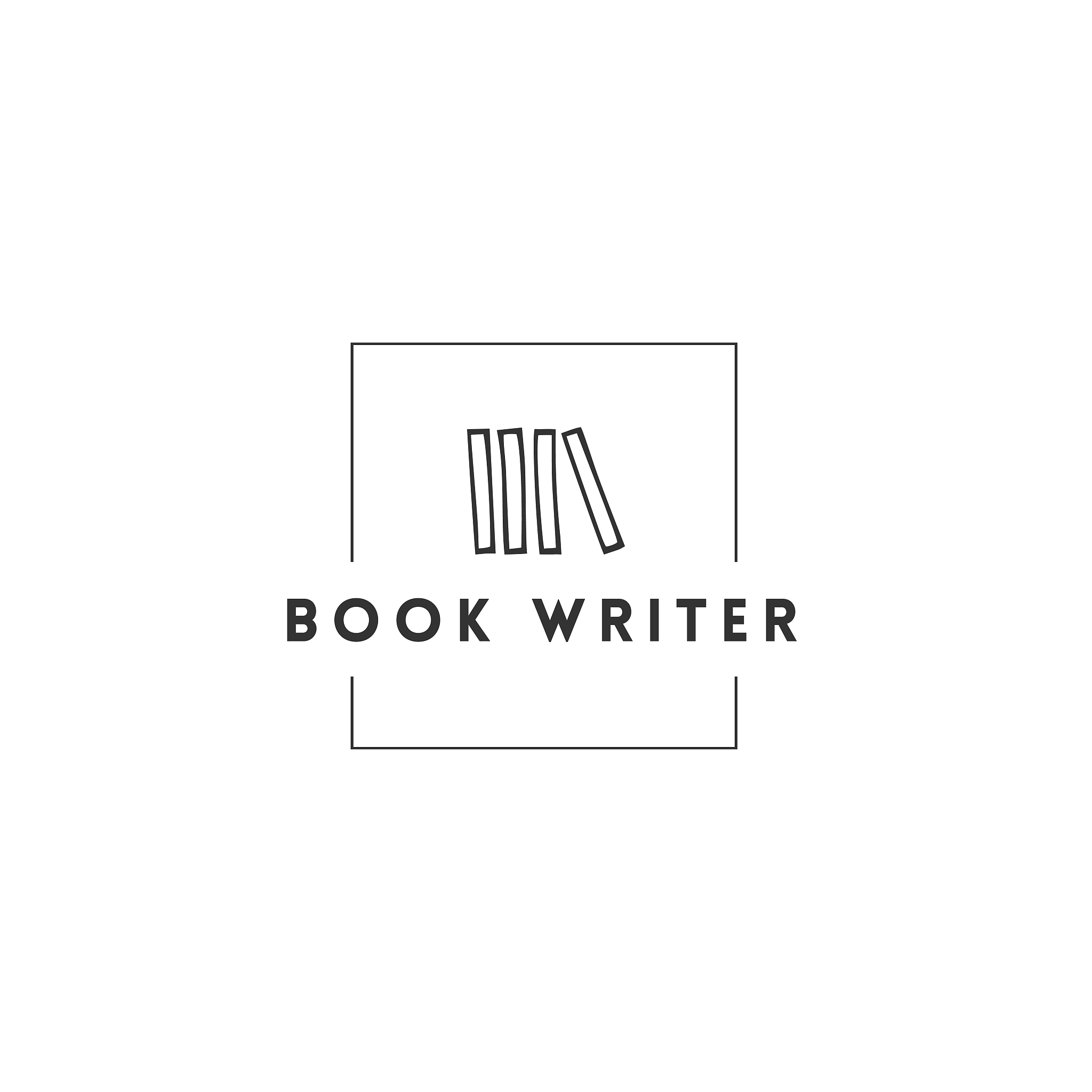 publishing, writing and copywrite theme. hand drawn vector label