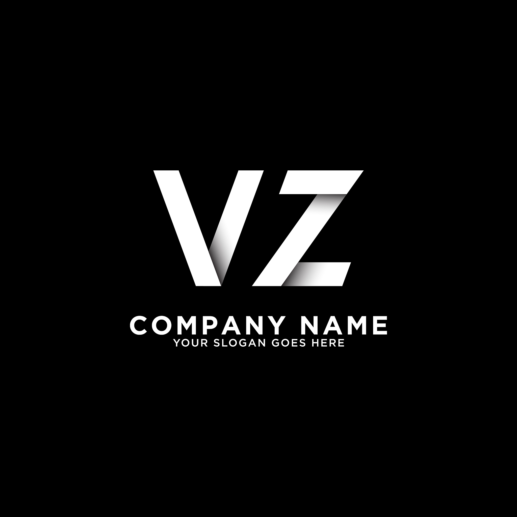 v letter logo designs, clean and clever logo template
