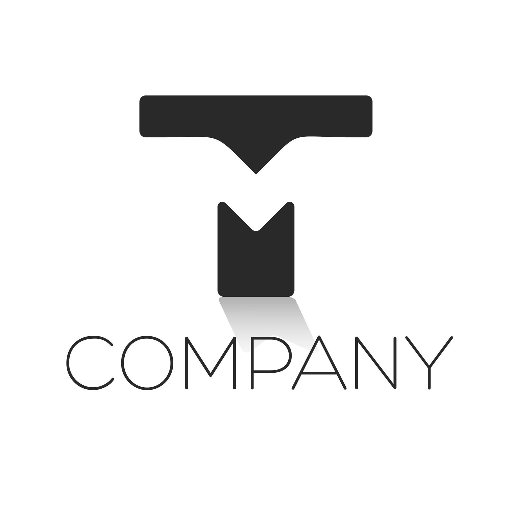 tm letter logo