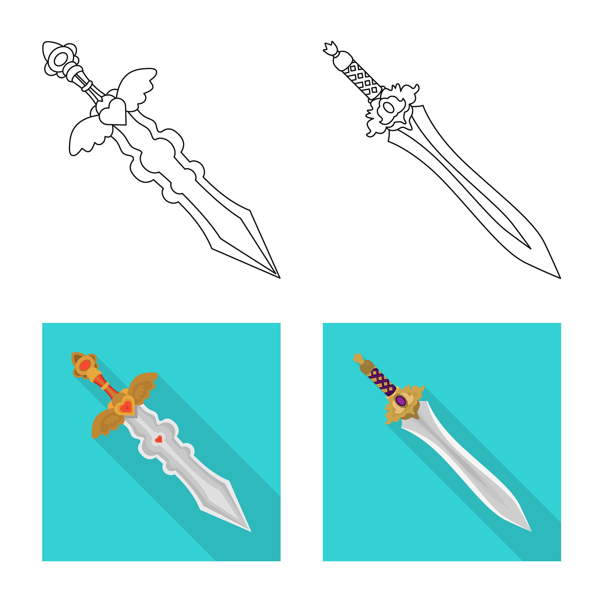 design game and armor sign set game