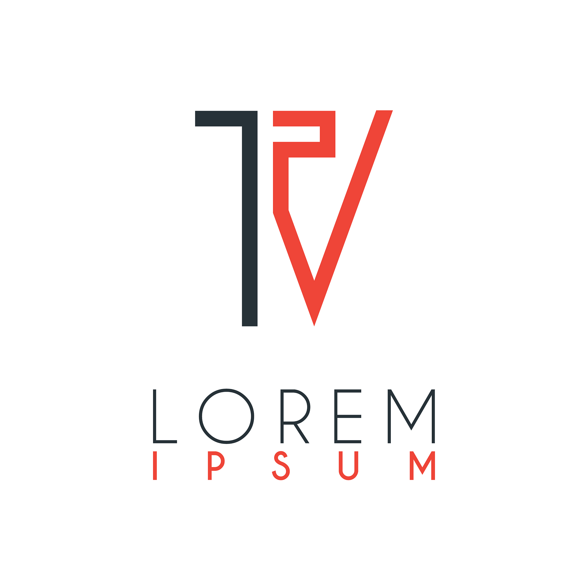 the logo between letter t and letter v or tv