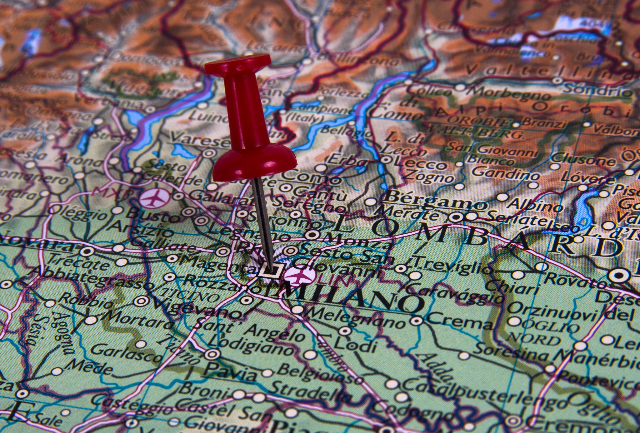 pin in map