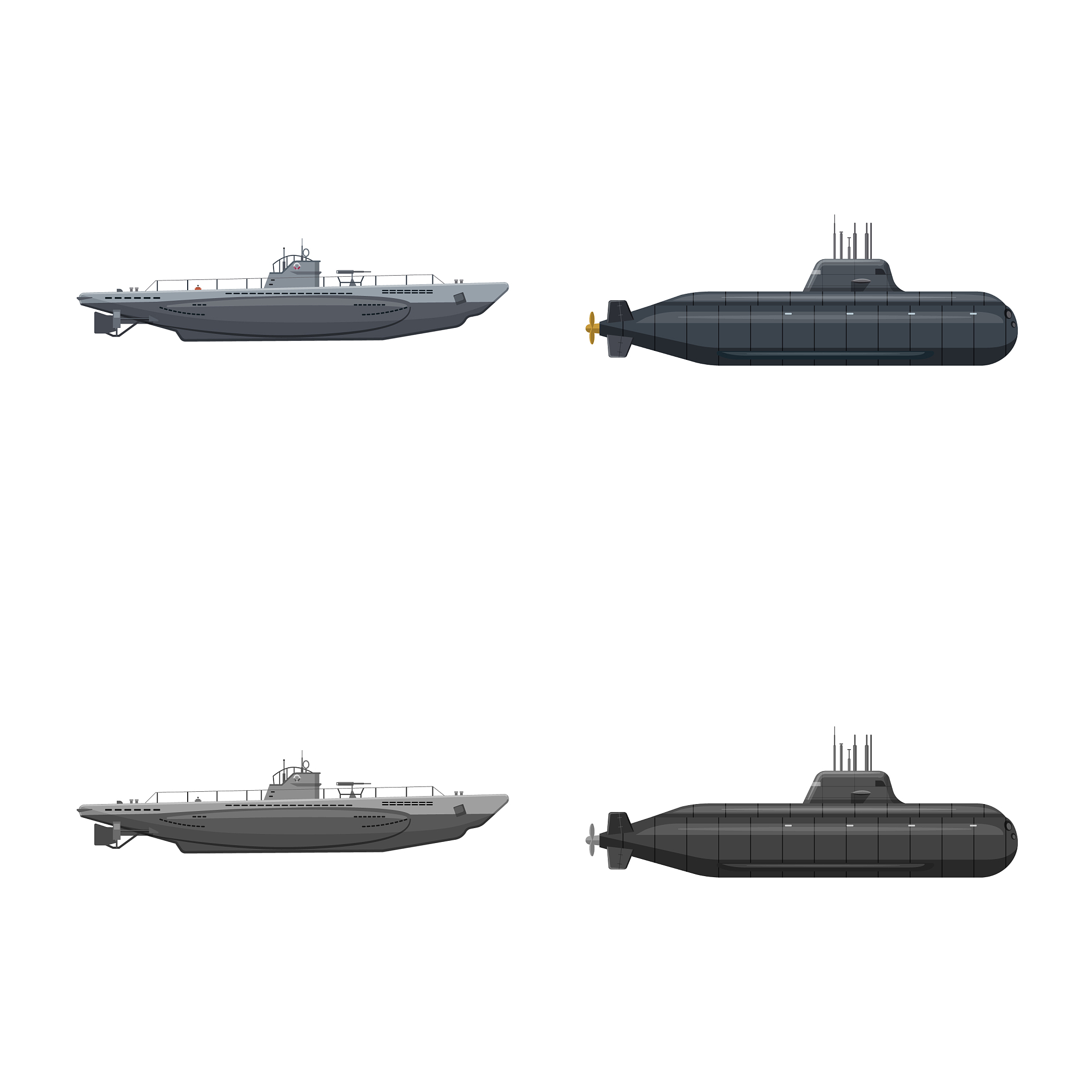 war and ship logo set of