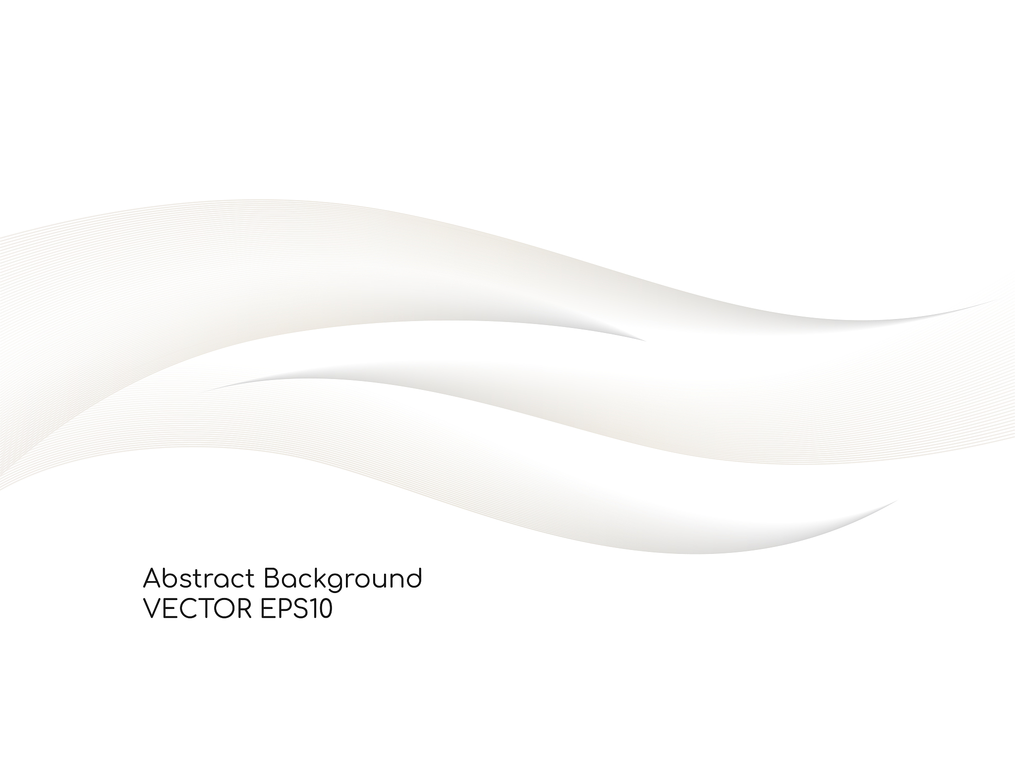 abstract wavy lines white background