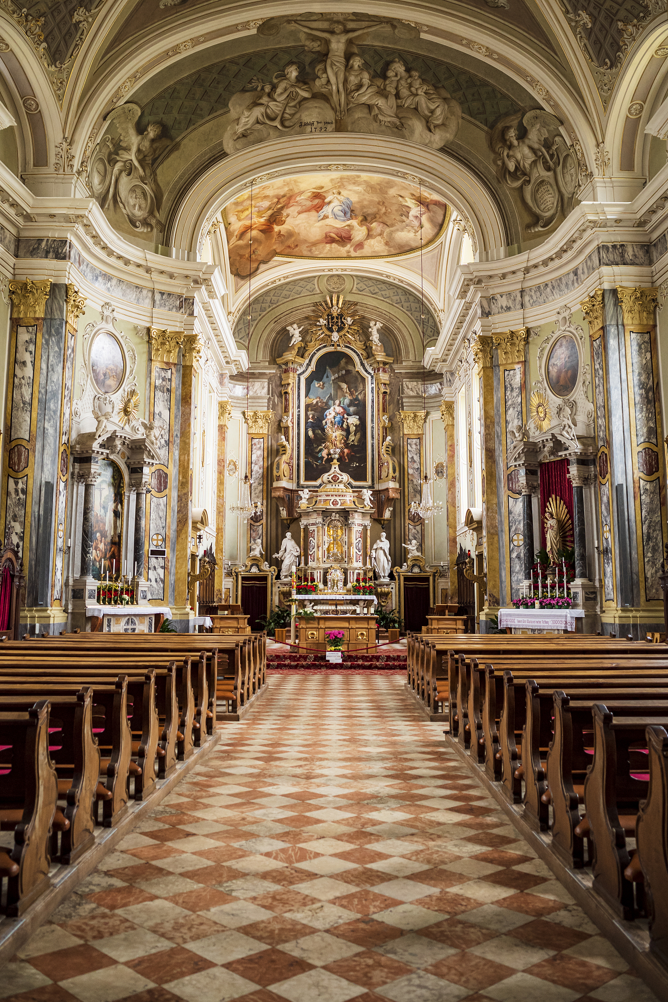 churches in caldaro south tyrol. italy