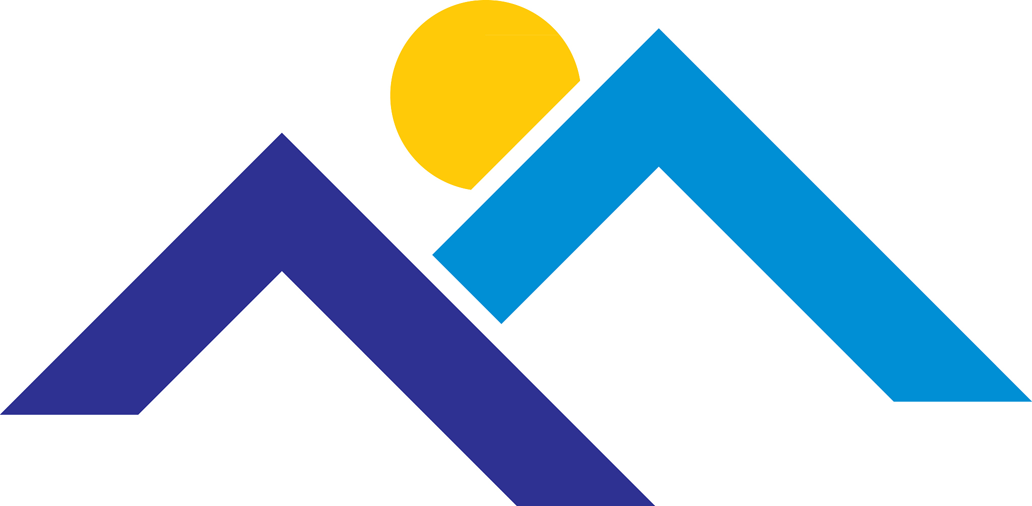 mountains sunrise sunset icon
