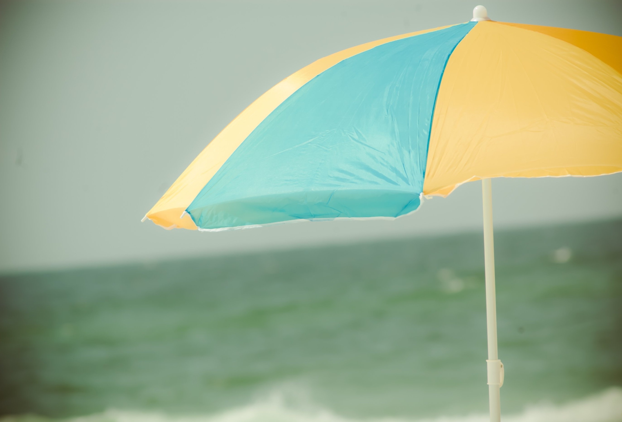 beach umbrella at ocean
