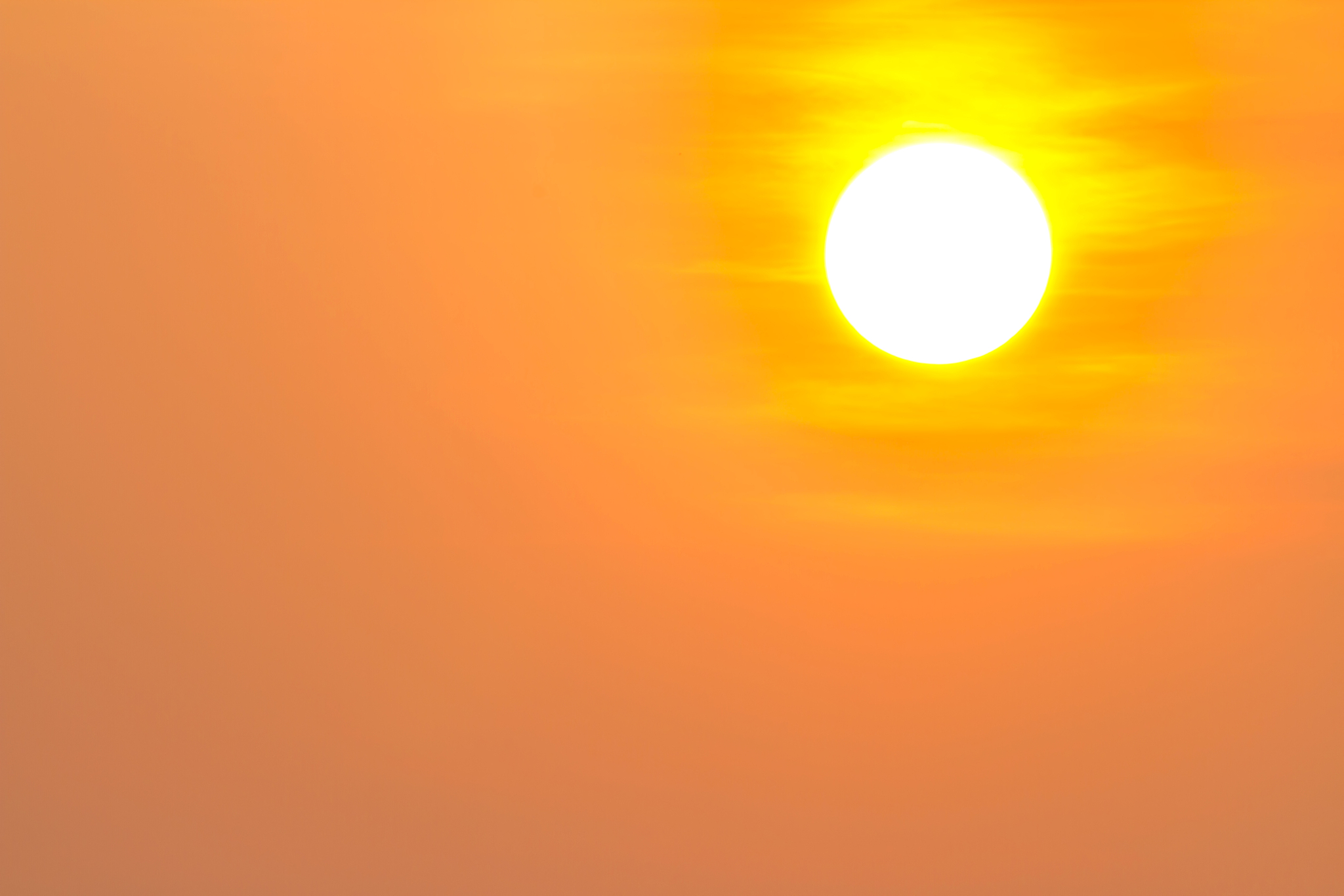 global warming from the sun and burning