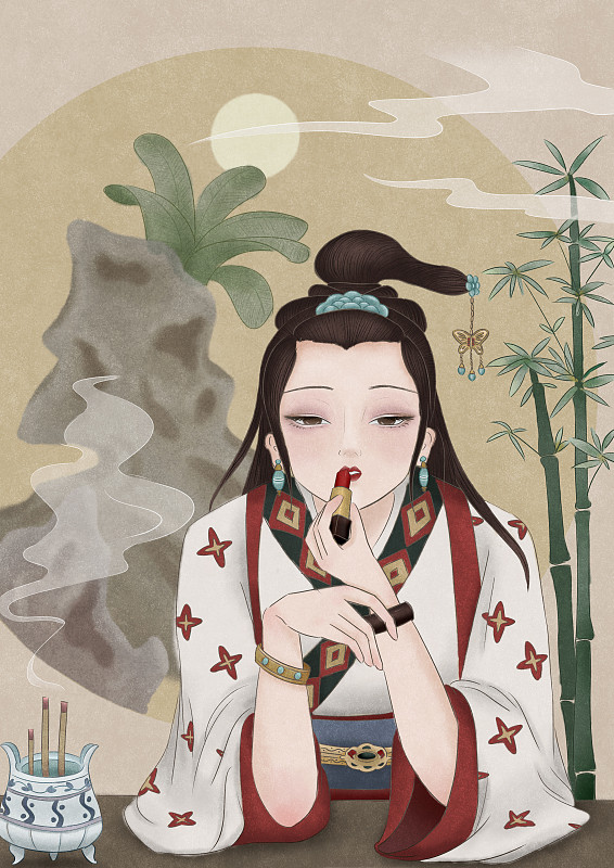 新国风数字插画角色设计概念：传统与现代的完美融合