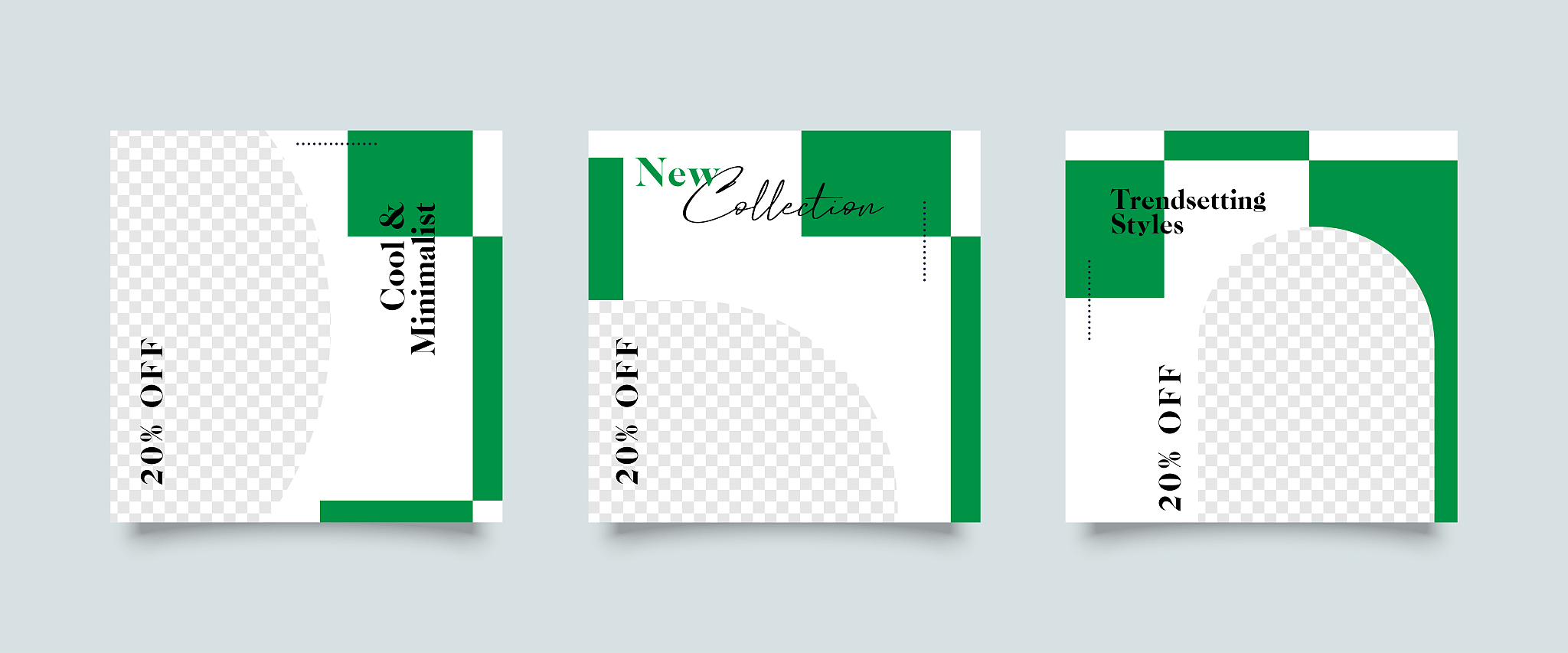fashion social media post template