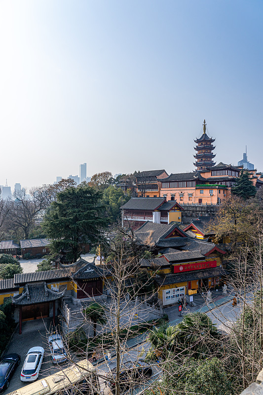 中国江苏省南京市鸡鸣寺