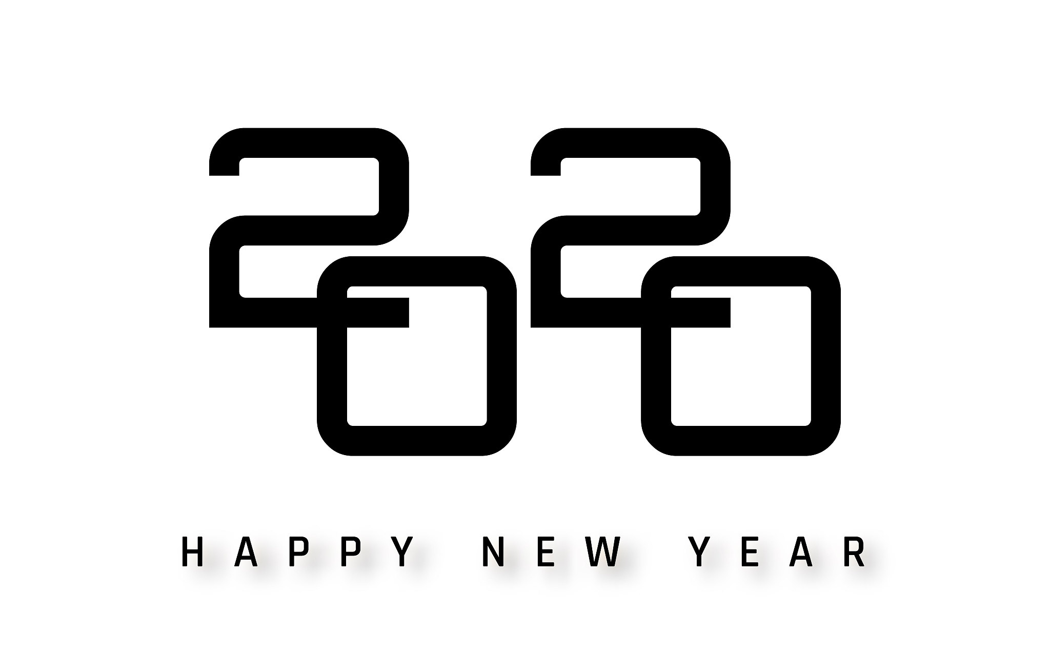 happy new year 2020 cover. template of business design card, ban
