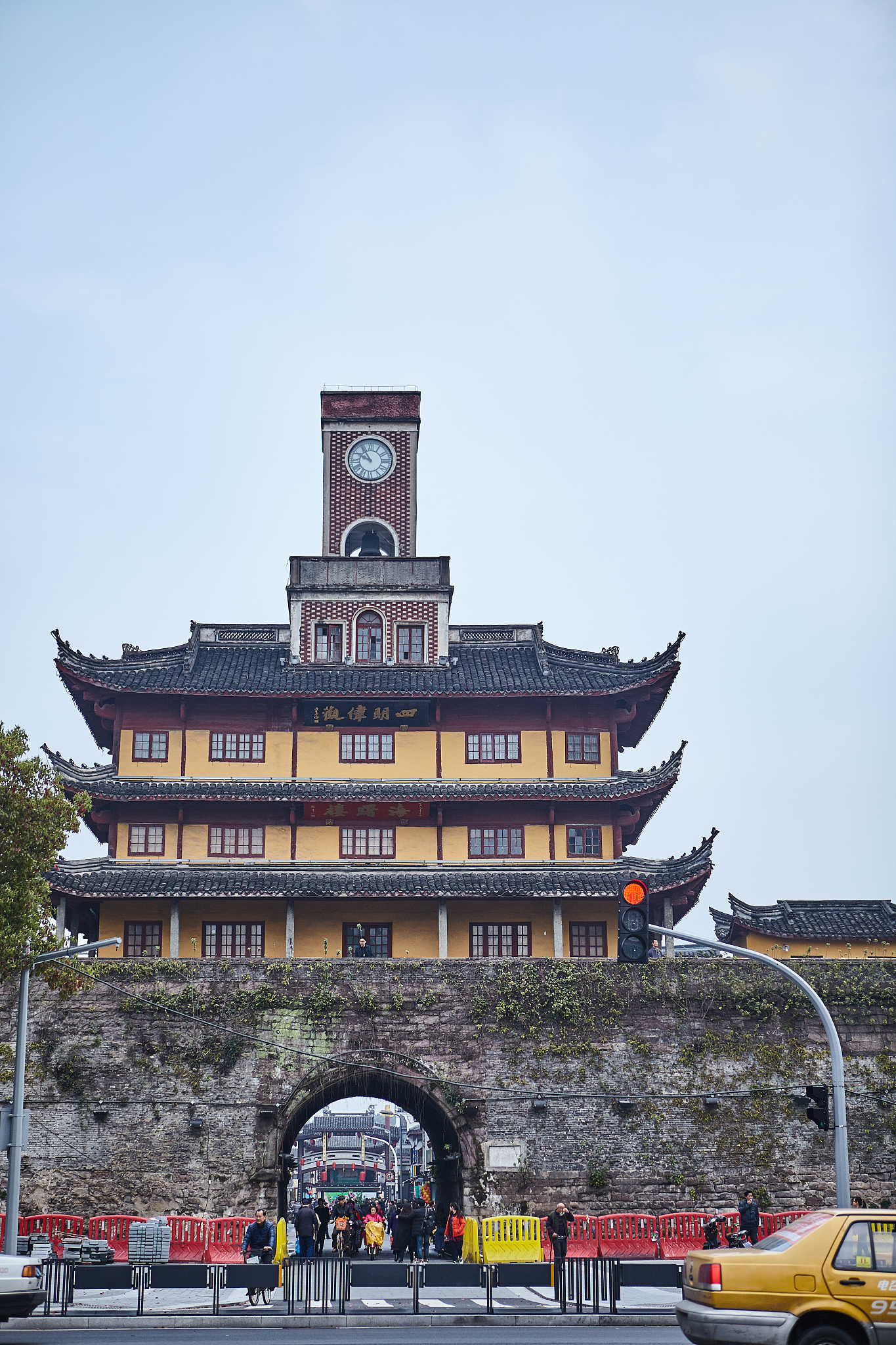 city centre temple, ningbo, zhejiang, china