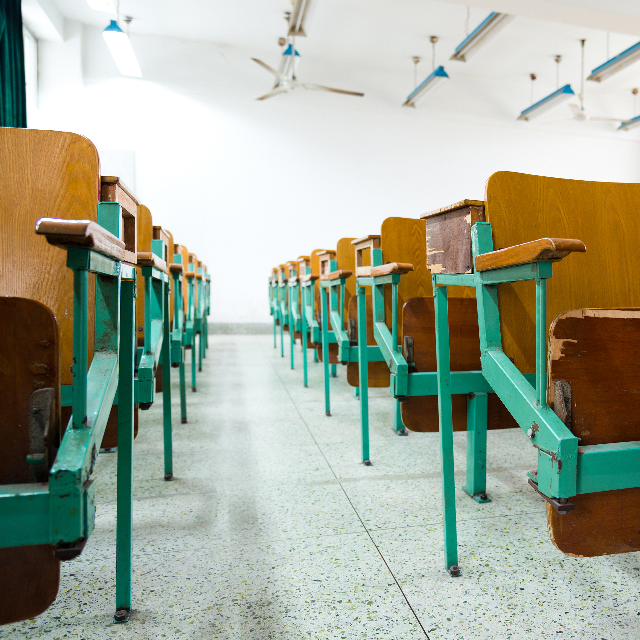 empty classroom