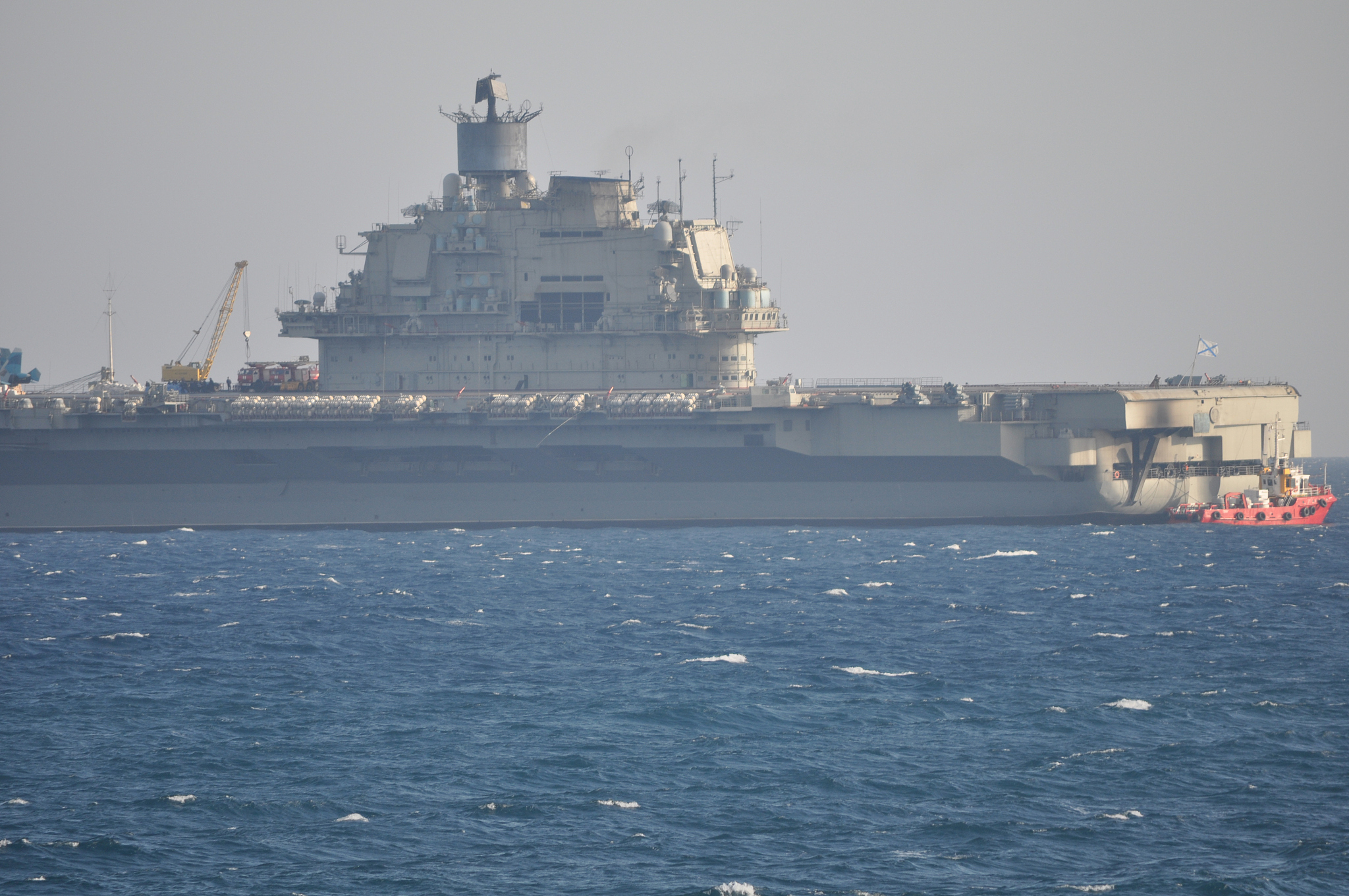 the beautiful warship on sea.