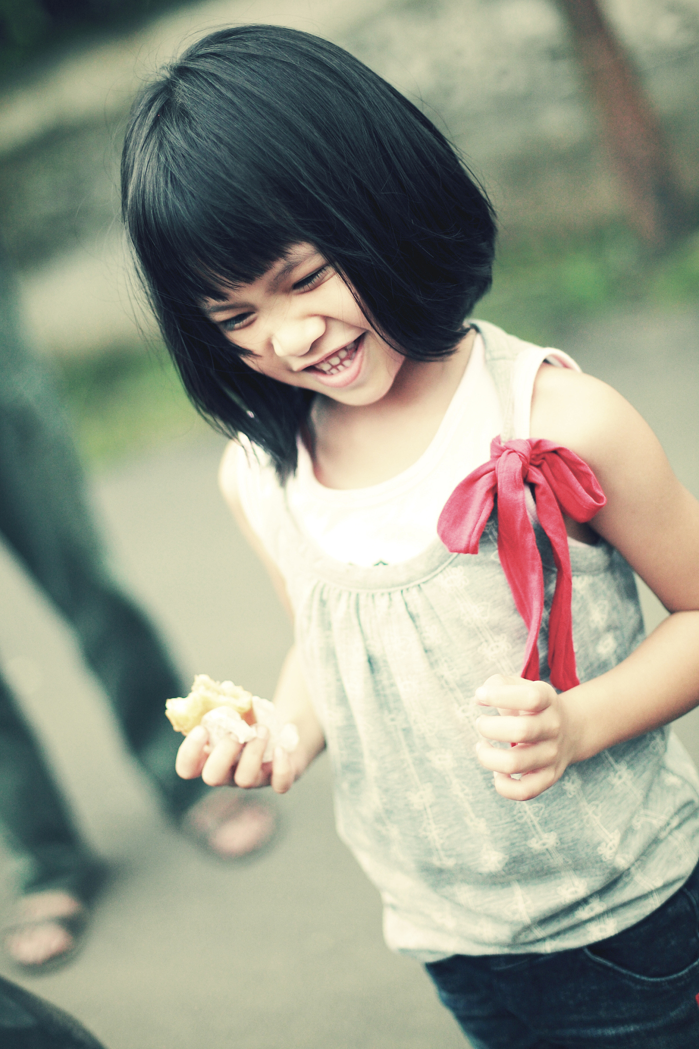 happy indonesian girl