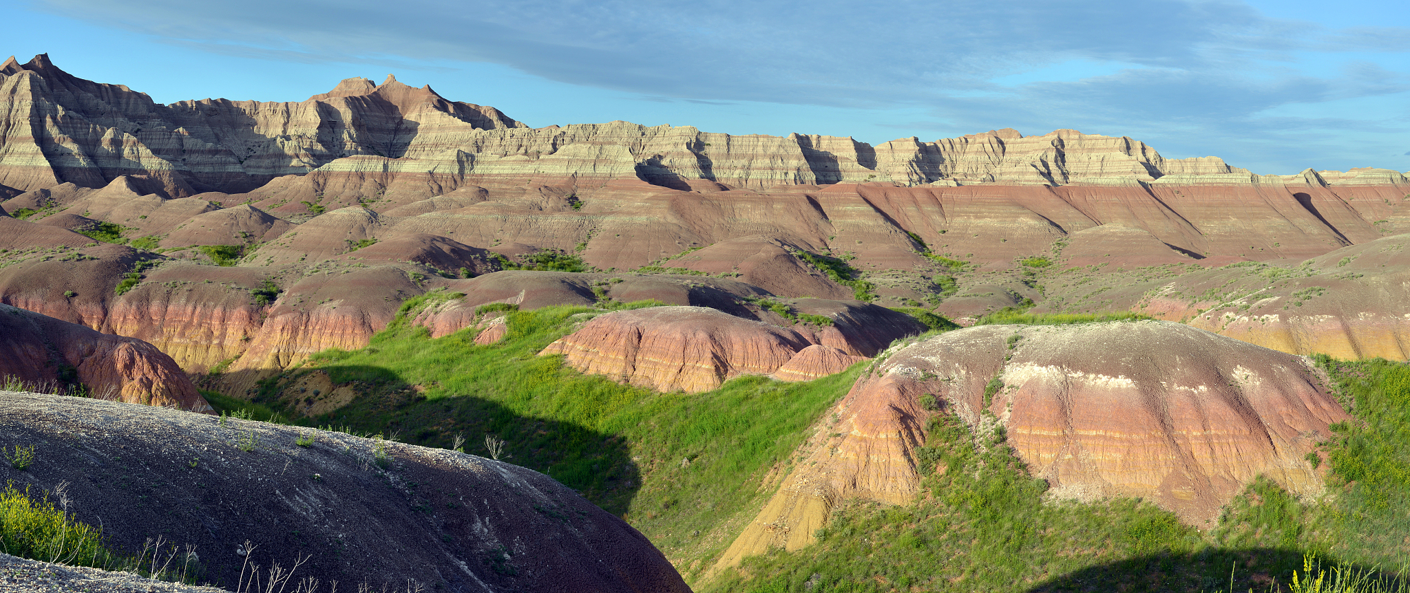 badlands scenery