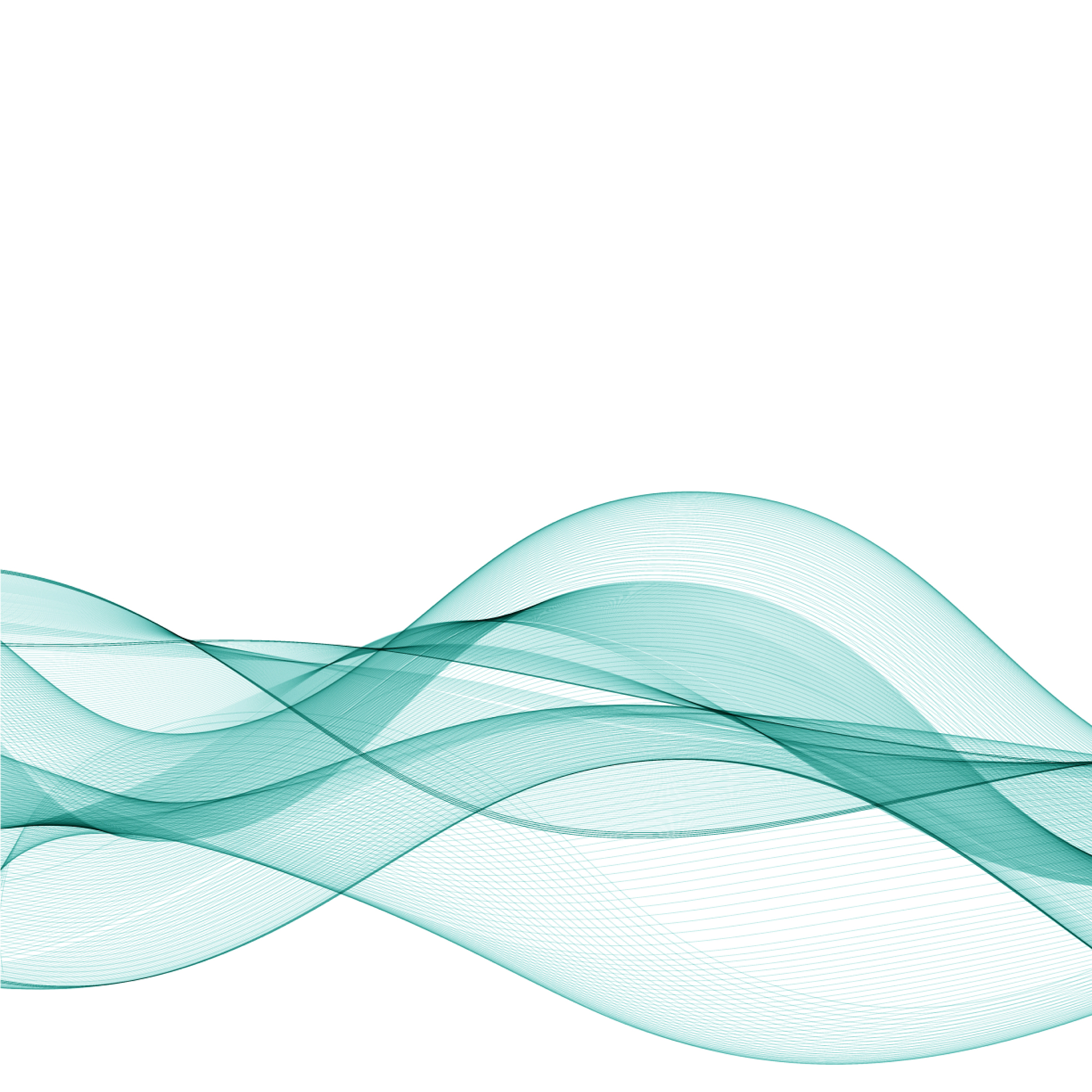 sea wave curved blue lines abstract background