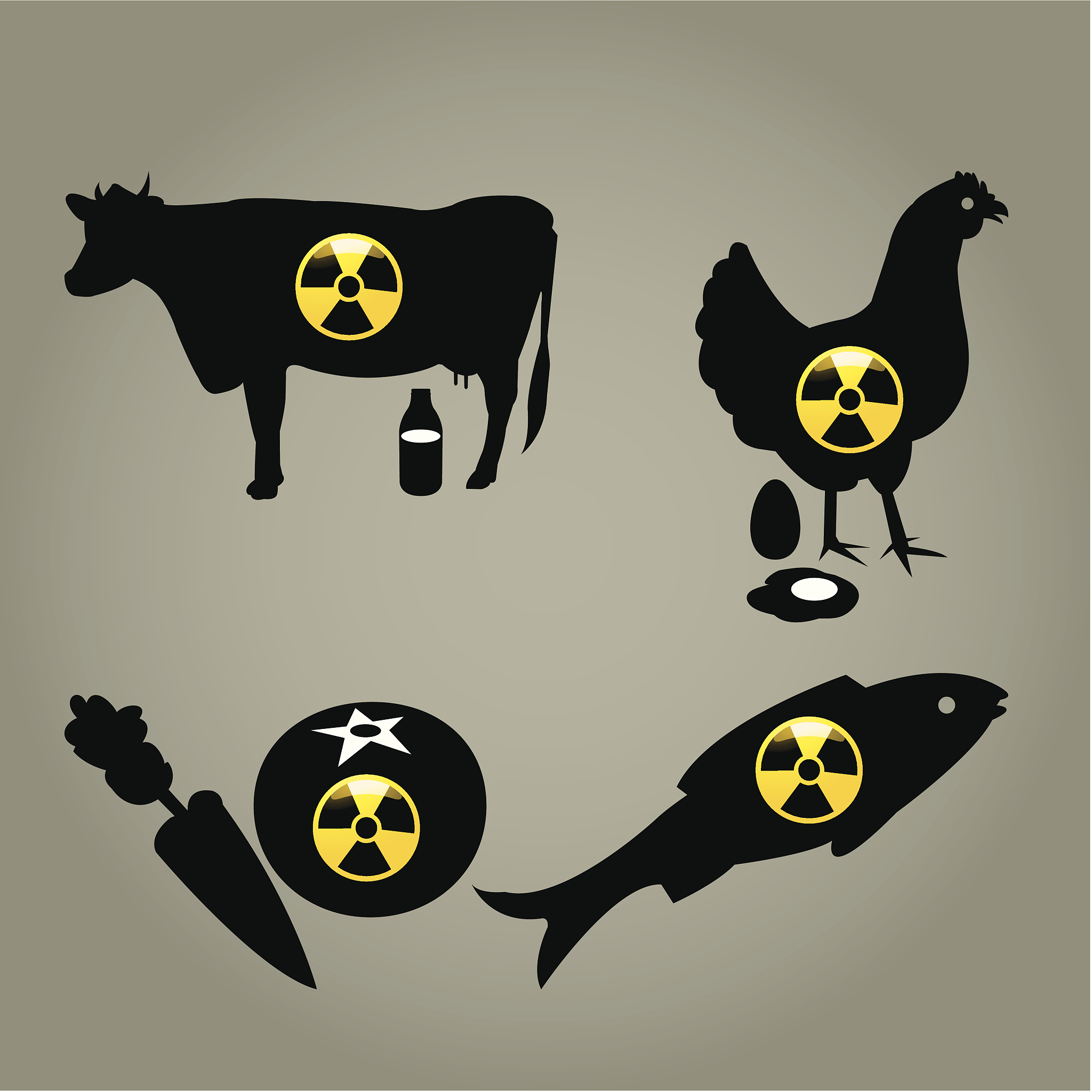 radioactive foods