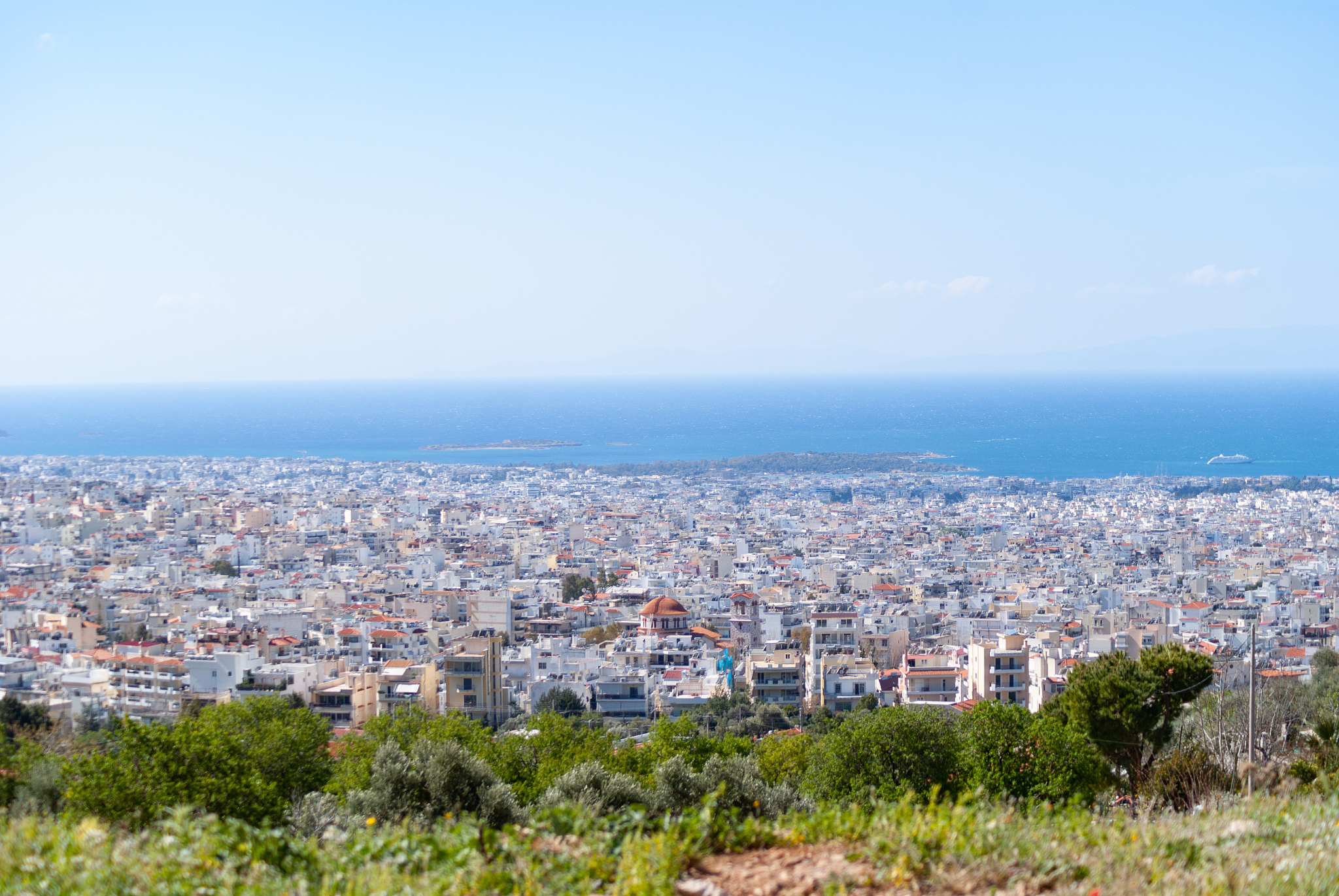 municipality of glyfada  buildings and sea front